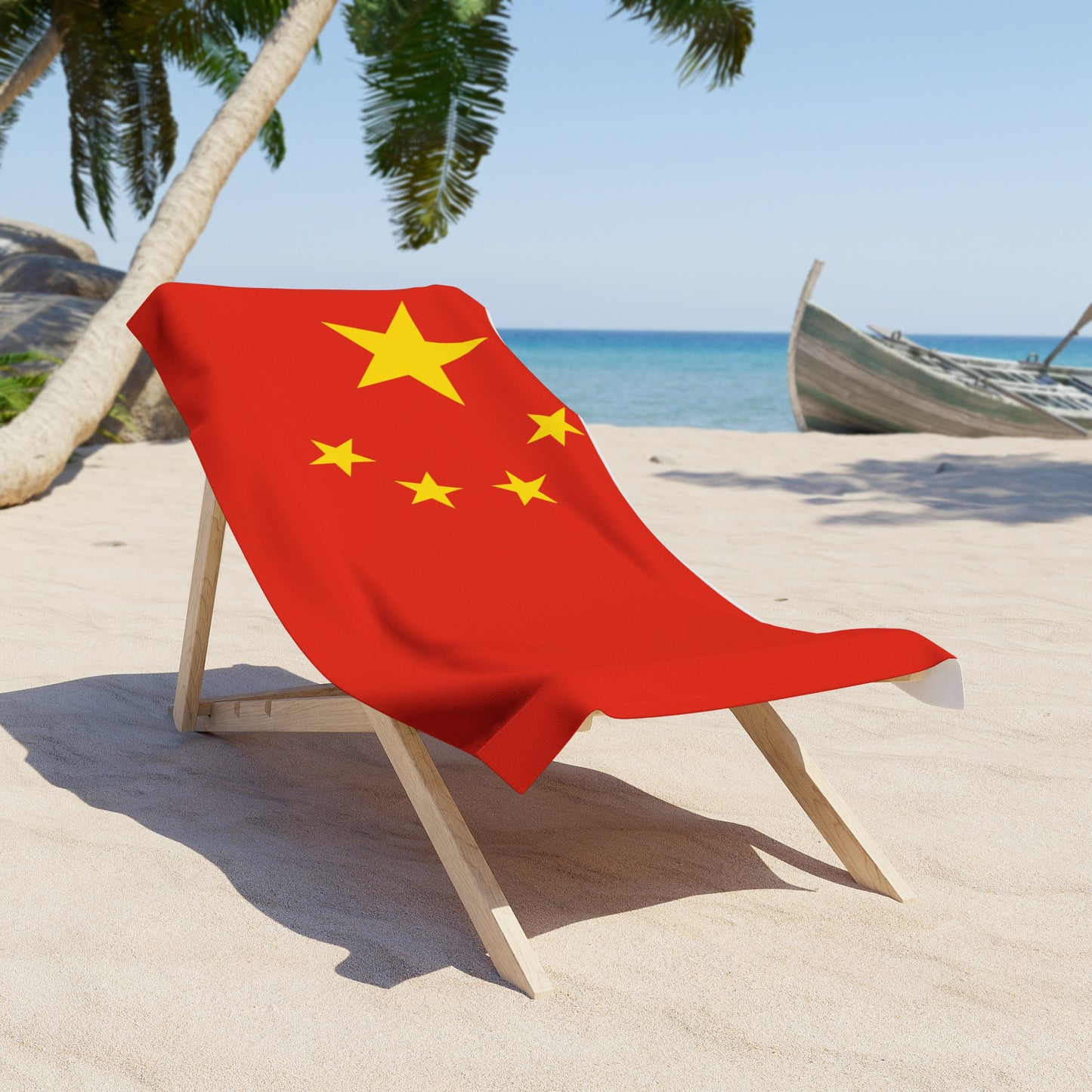 CHINA Flag Beach Towel | Quality & Long Lasting - 2 Sizes - seen on celebs