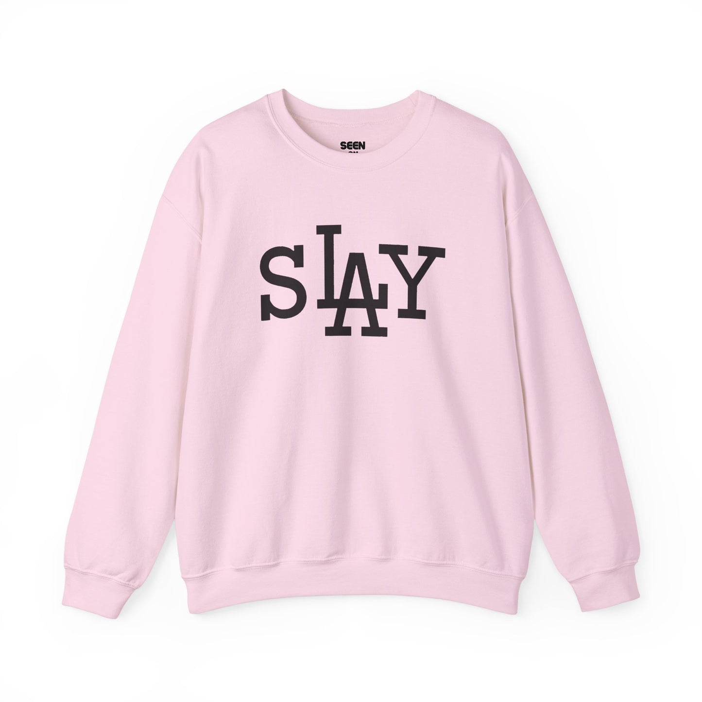Slay Los Angeles Baseball Champions Comfy Crewneck Sweatshirt | World Series Dodger Edition 2024 LA Blue | 4 Colors - seen on celebs