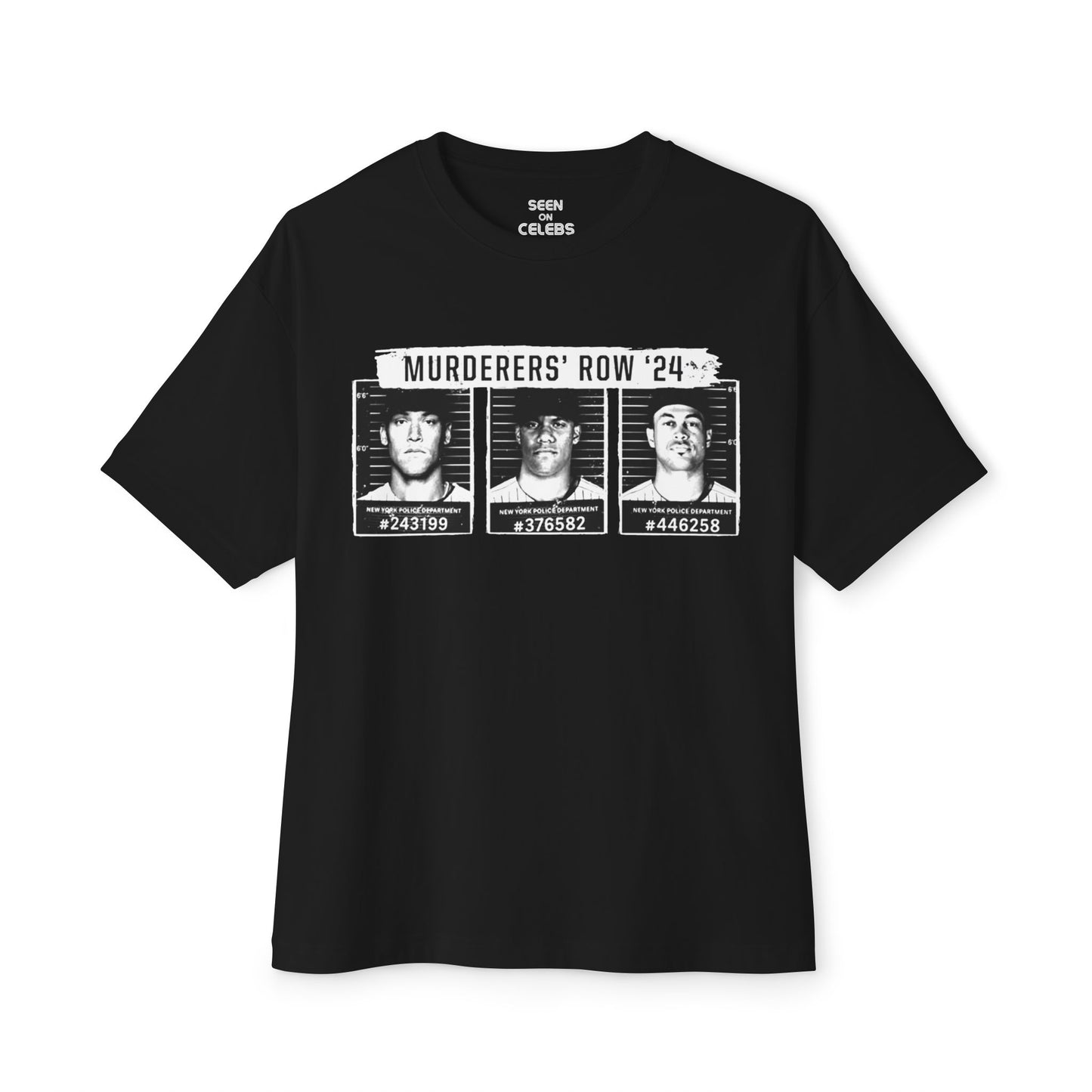 New York Players Murderers Row T-shirt | Aaron Judge, Juan Soto, Giancarlo Stanton World Series - seen on celebs