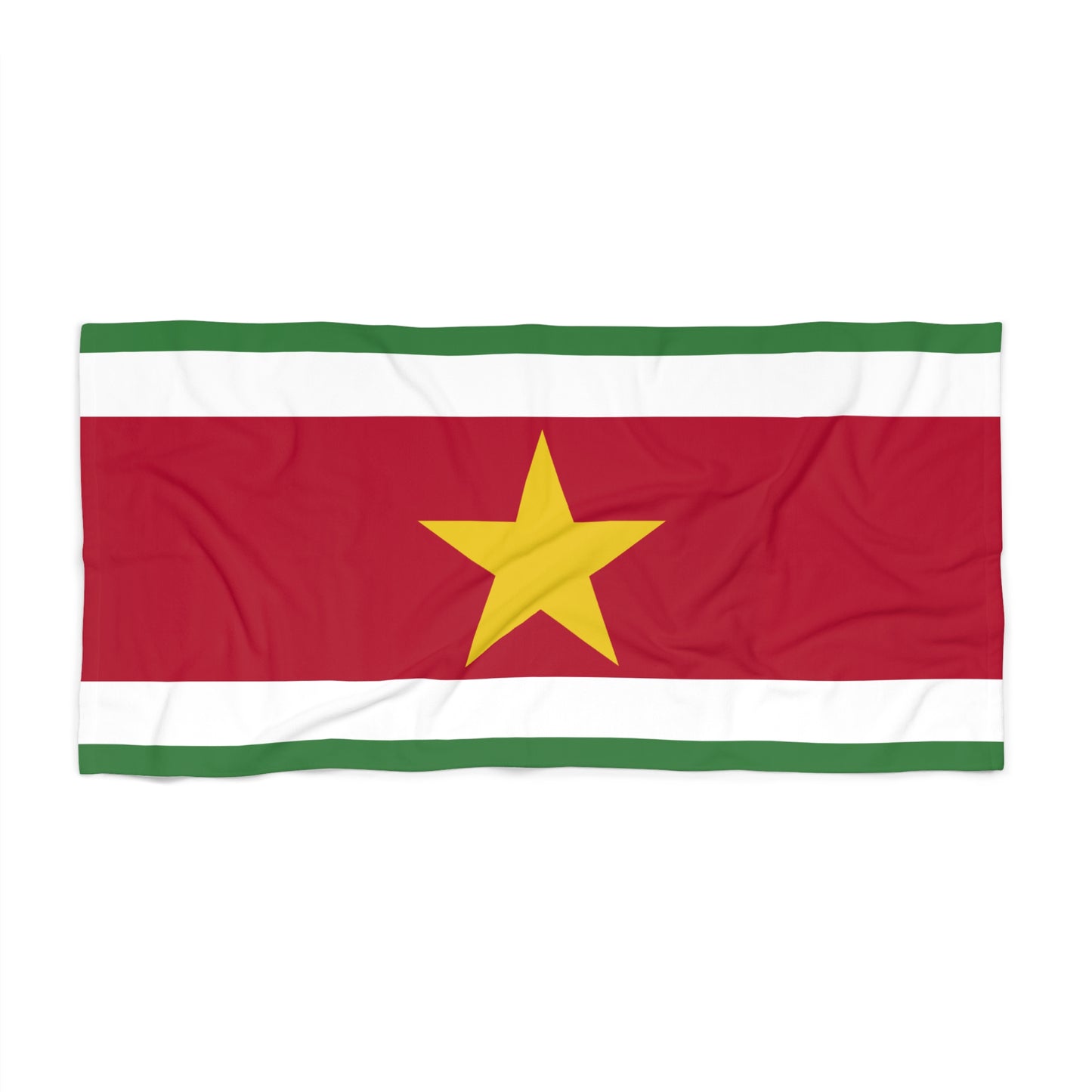 Suriname Flag Beach Towel | Quality & Long Lasting - 2 Sizes | Suriname Pride - seen on celebs