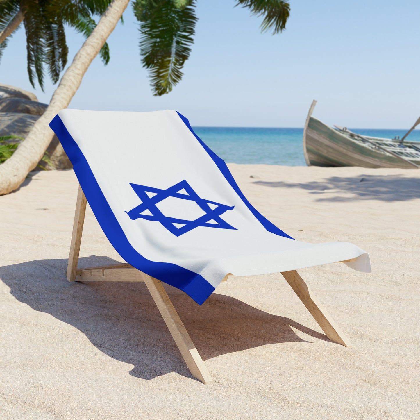 Israel Flag Beach Towel | Quality & Long Lasting - 2 Sizes - seen on celebs