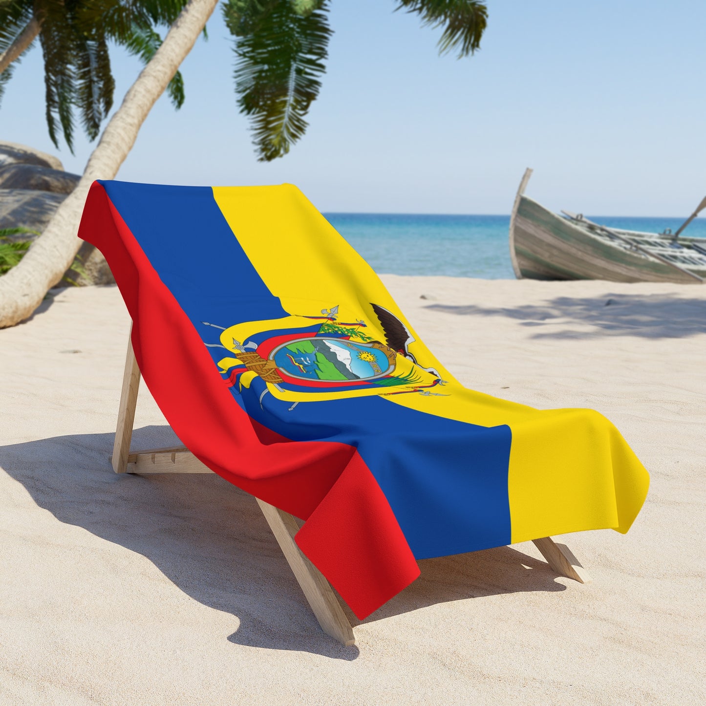 ECUADOR Flag Beach Towel | Quality & Long Lasting - 2 Sizes | Ecuadorian Pride - seen on celebs