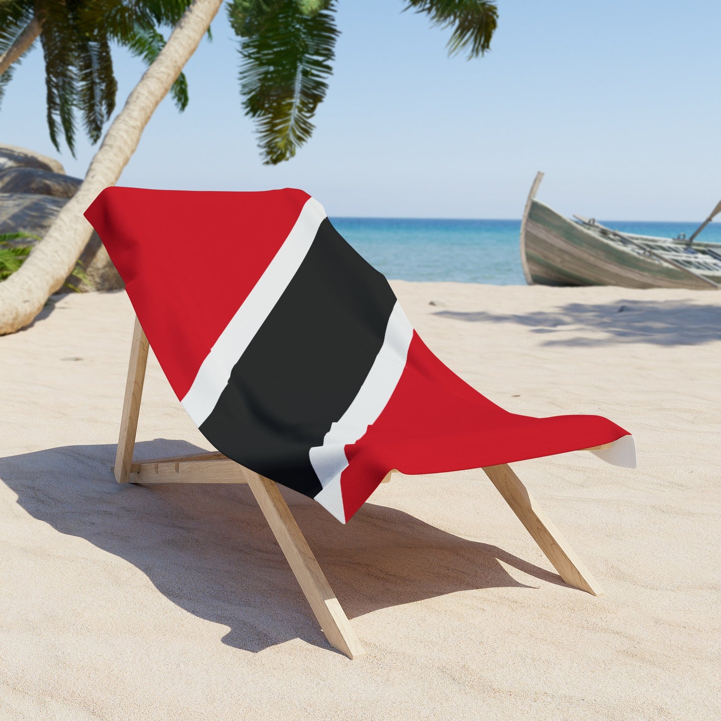 Trinidad & Tobago Flag Beach Towel | Quality & Long Lasting - 2 Sizes | Trinidadian Pride - seen on celebs