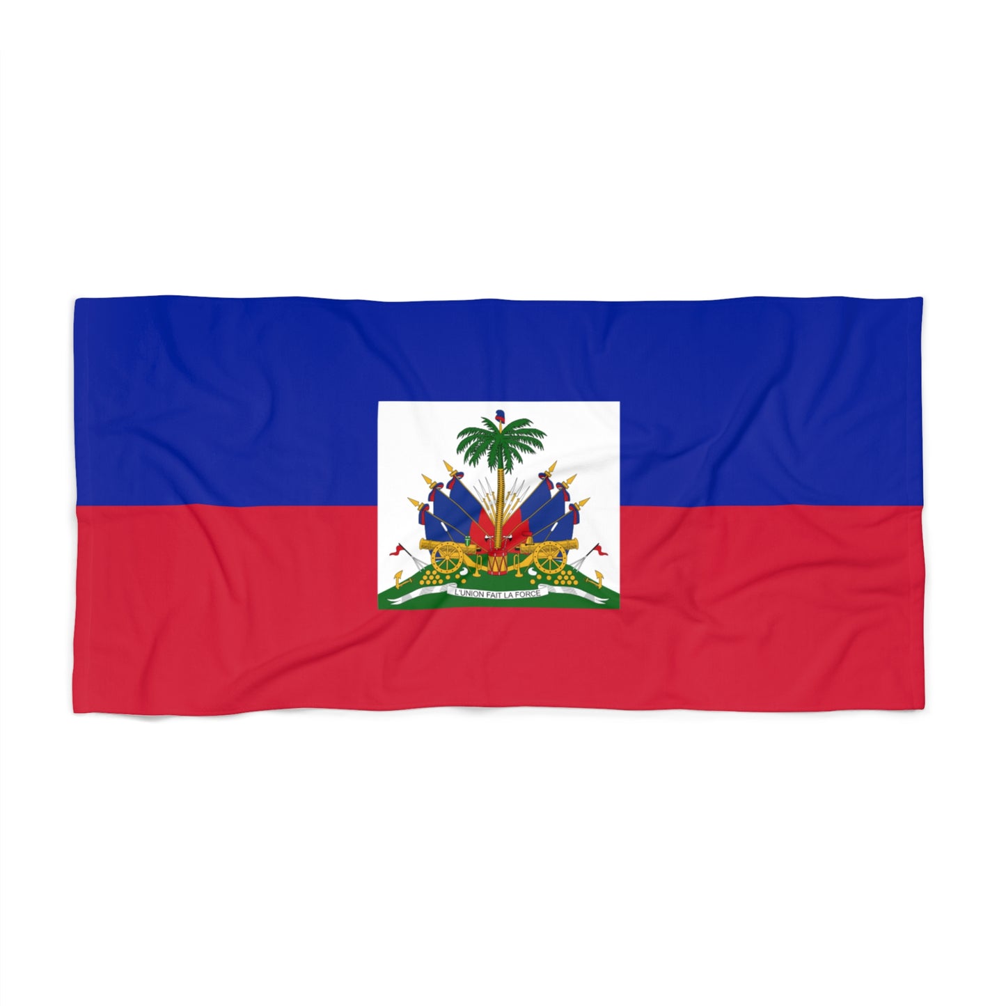 Haiti Flag Beach Towel | Quality & Long Lasting - 2 Sizes | Haitian Pride - seen on celebs