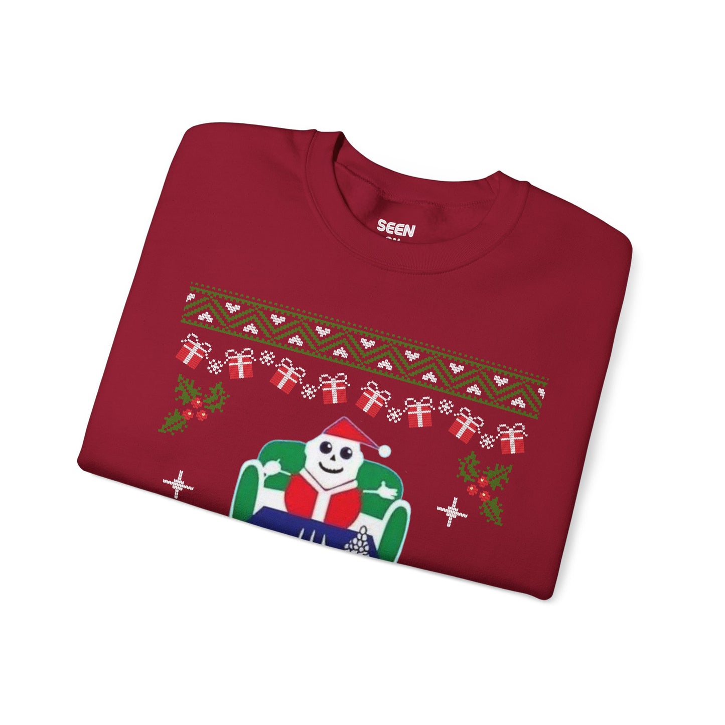 Banned Let It Snow Santa Mart Ugly Christmas Sweatshirt | Funny Viral Sweaters | 4 Colors - seen on celebs