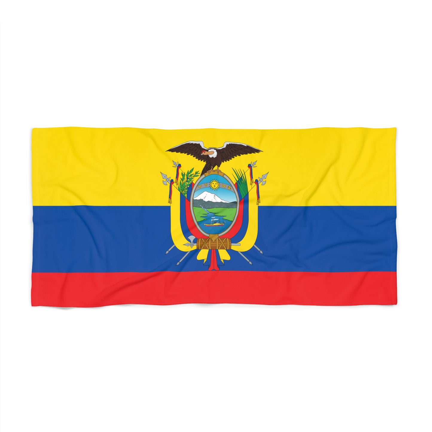 ECUADOR Flag Beach Towel | Quality & Long Lasting - 2 Sizes | Ecuadorian Pride - seen on celebs