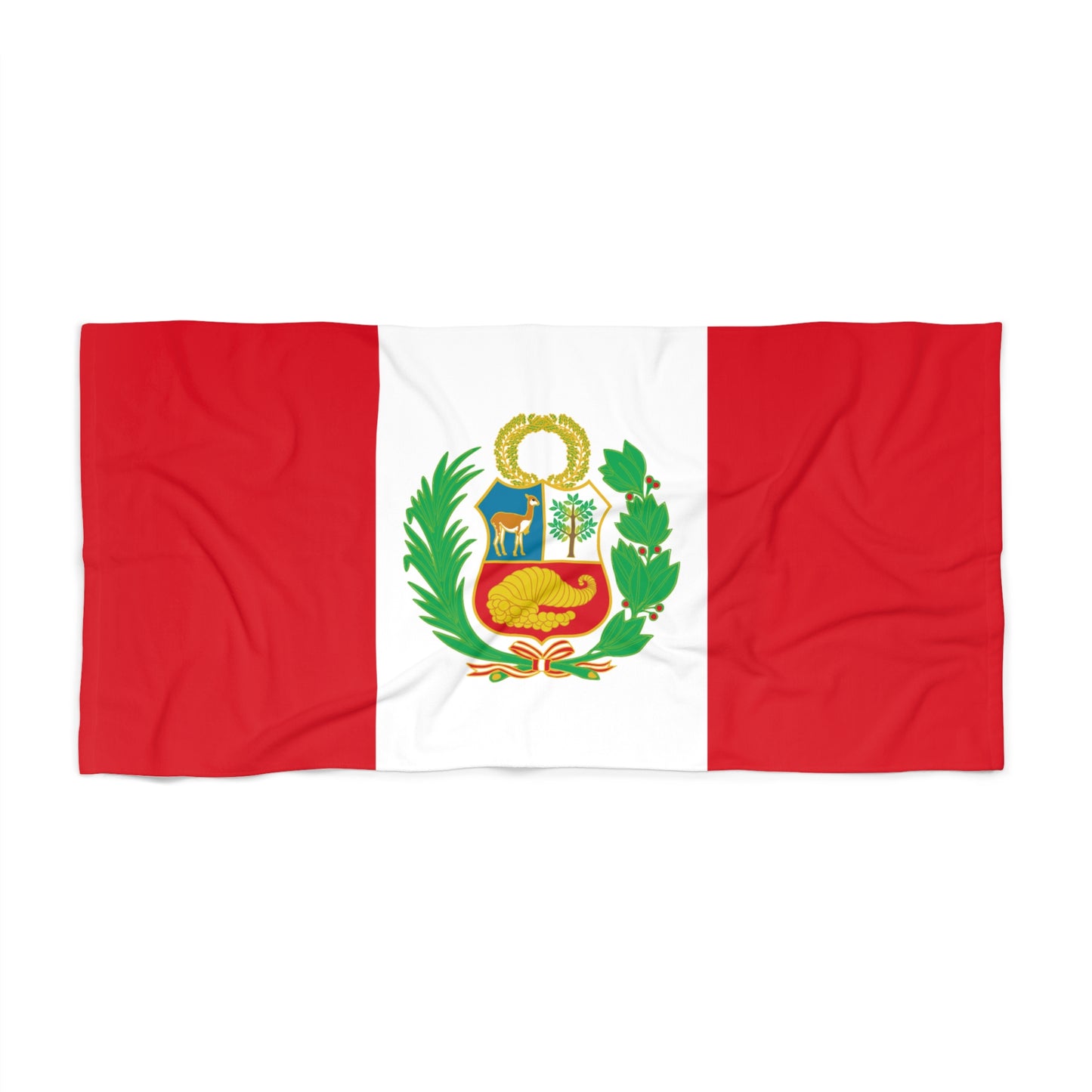 PERU Flag Beach Towel | Quality & Long Lasting - 2 Sizes | Peruvian Pride - seen on celebs