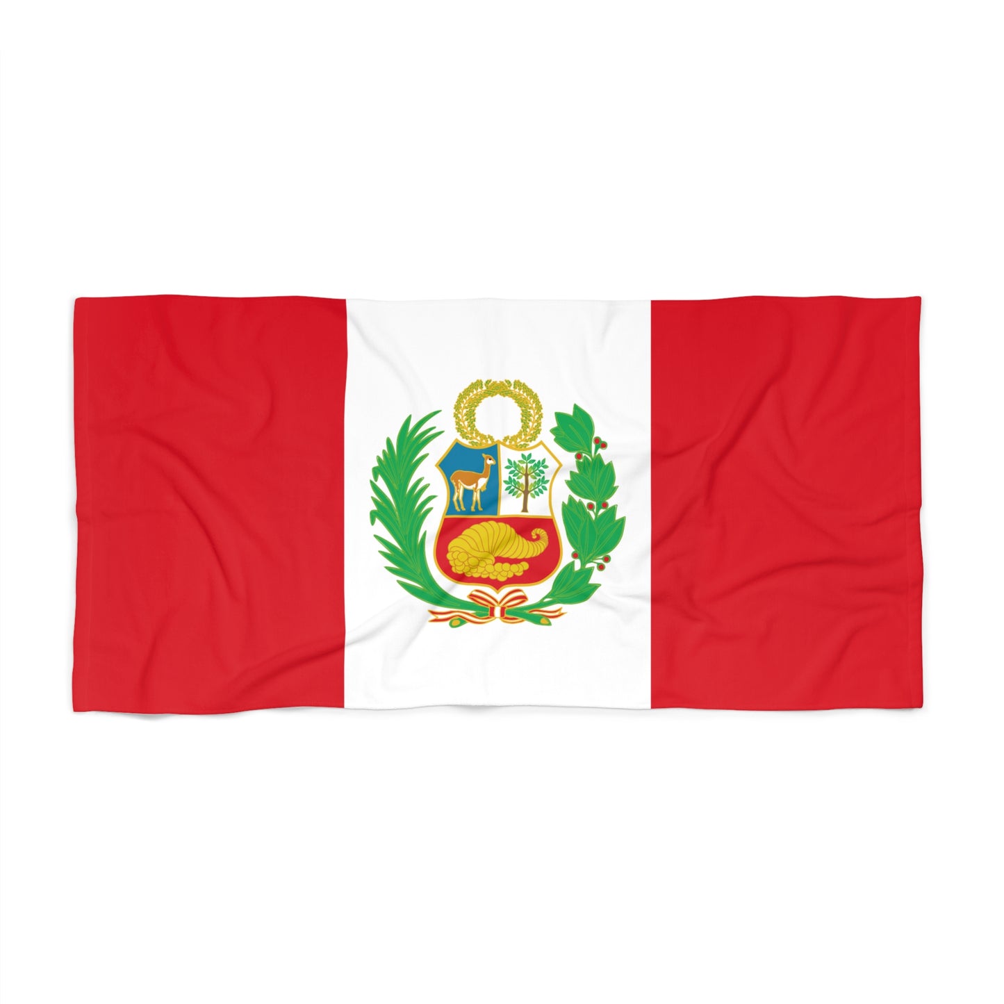 PERU Flag Beach Towel | Quality & Long Lasting - 2 Sizes | Peruvian Pride - seen on celebs
