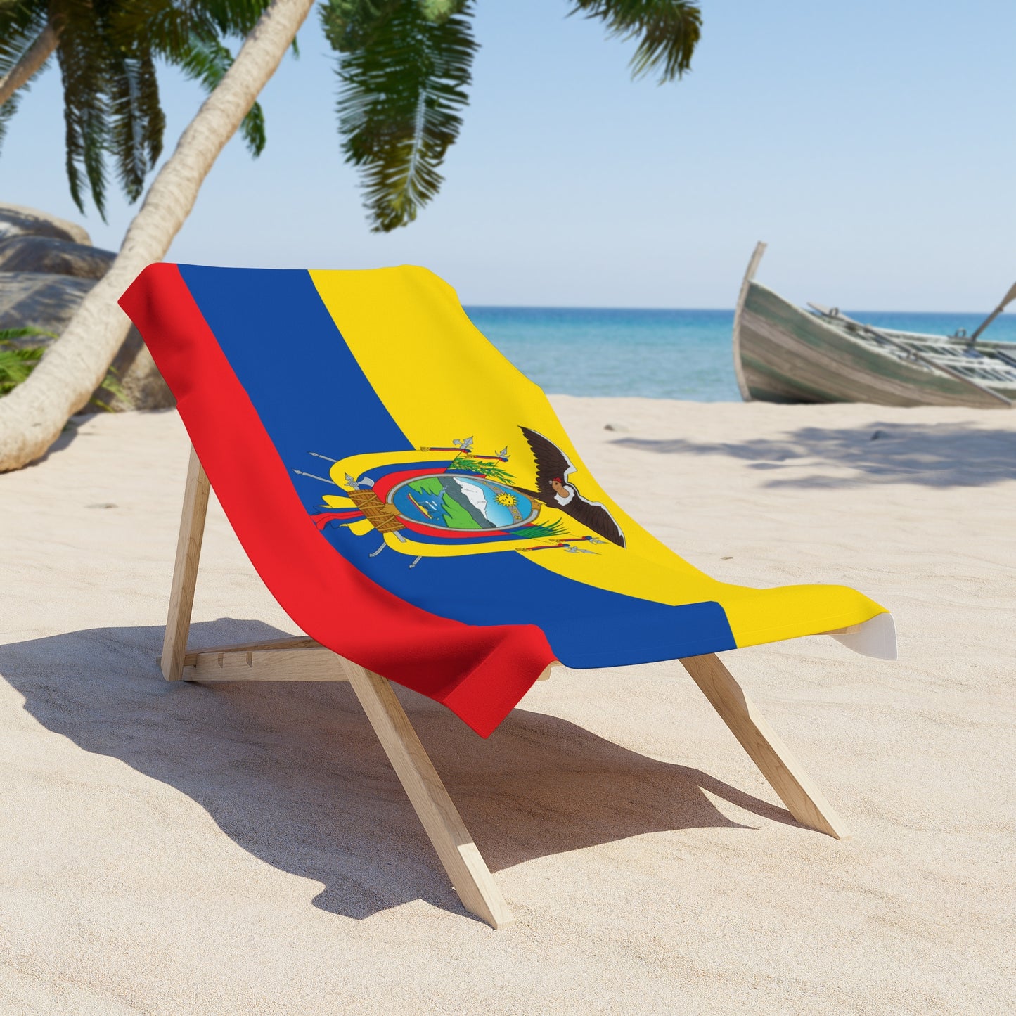 ECUADOR Flag Beach Towel | Quality & Long Lasting - 2 Sizes | Ecuadorian Pride - seen on celebs