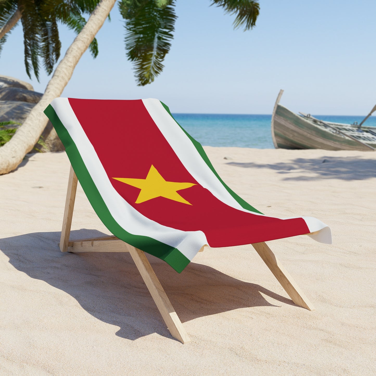 Suriname Flag Beach Towel | Quality & Long Lasting - 2 Sizes | Suriname Pride - seen on celebs