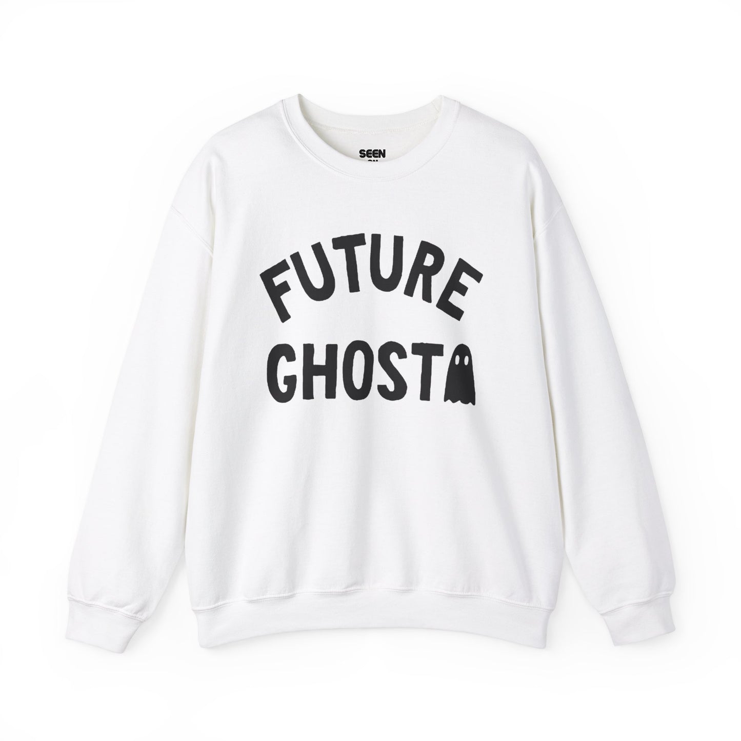 Future Ghost Crewneck Sweater | Halloween Related, Boo Scary Spooky Horror Costume Vibes | 3 Colors - seen on celebs