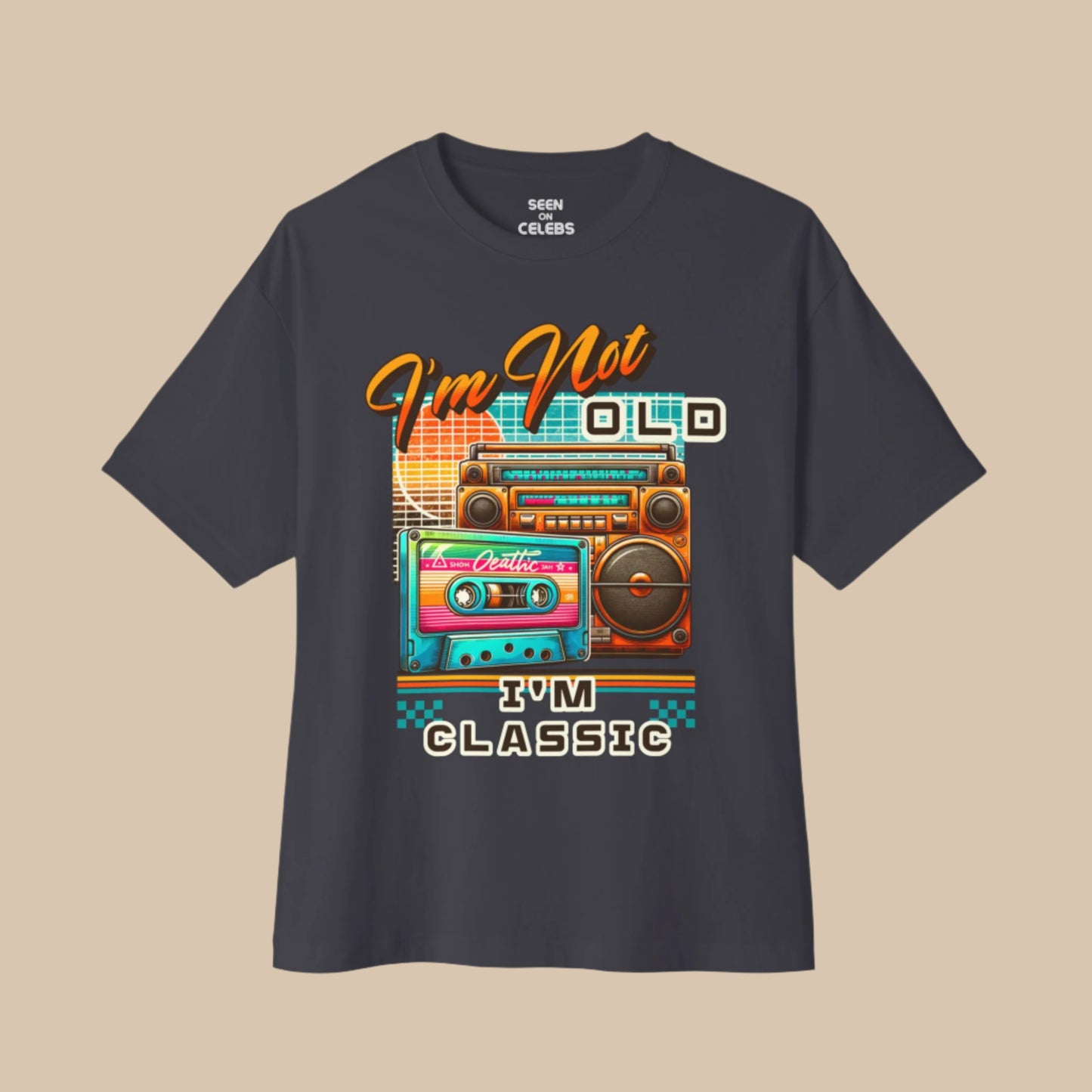 I'm Not Old, I'm Classic 90s Hip Hop T-shirt | Cassette Walkman Hip Hop Rap Culture Tees | 3 Colors - seen on celebs