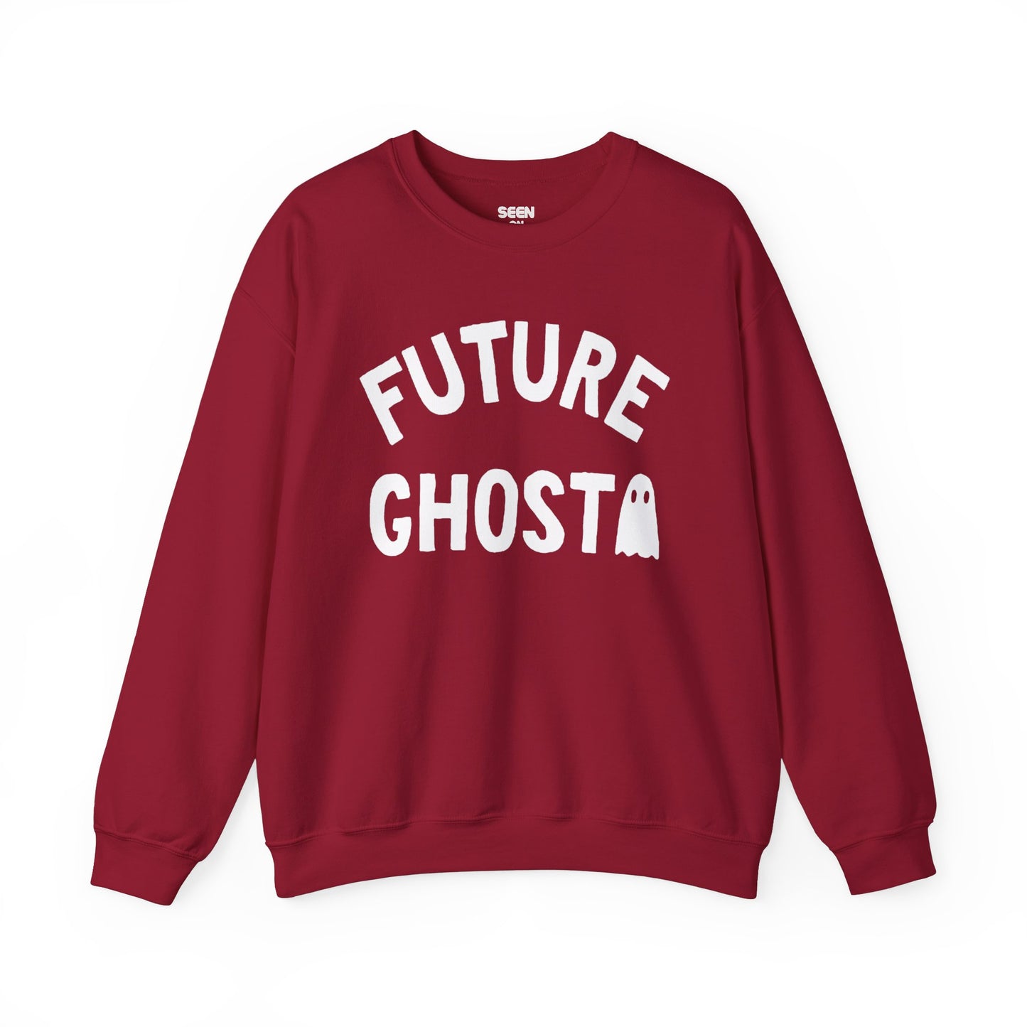 Future Ghost Crewneck Sweater | Halloween Related, Boo Scary Spooky Horror Costume Vibes | 3 Colors - seen on celebs