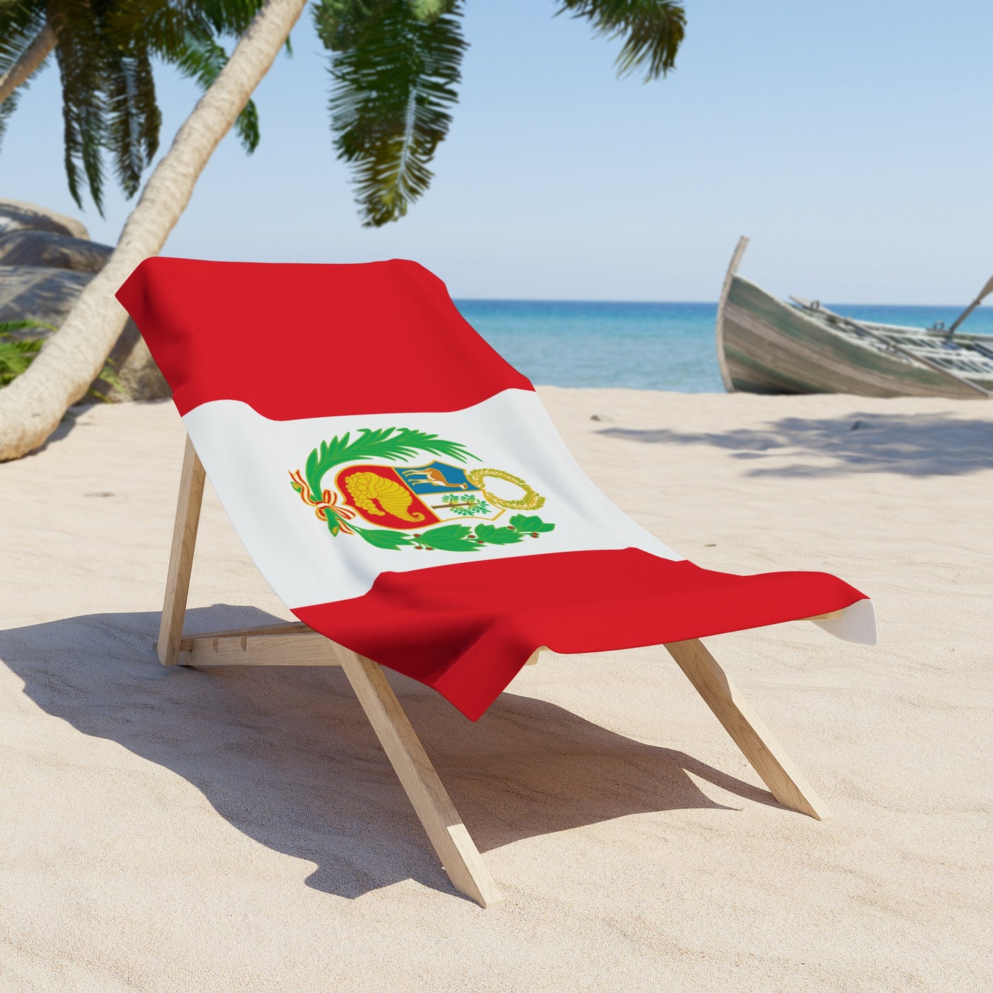 PERU Flag Beach Towel | Quality & Long Lasting - 2 Sizes | Peruvian Pride - seen on celebs