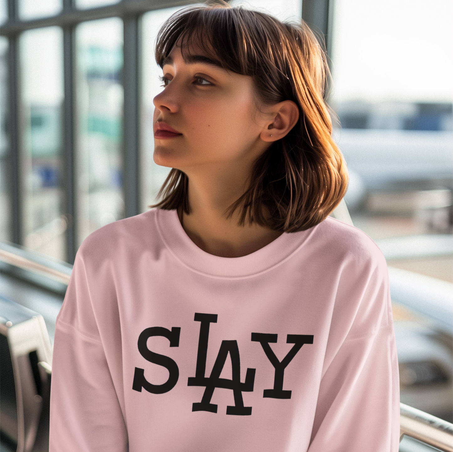 Slay Los Angeles Baseball Champions Comfy Crewneck Sweatshirt | World Series Dodger Edition 2024 LA Blue | 4 Colors - seen on celebs