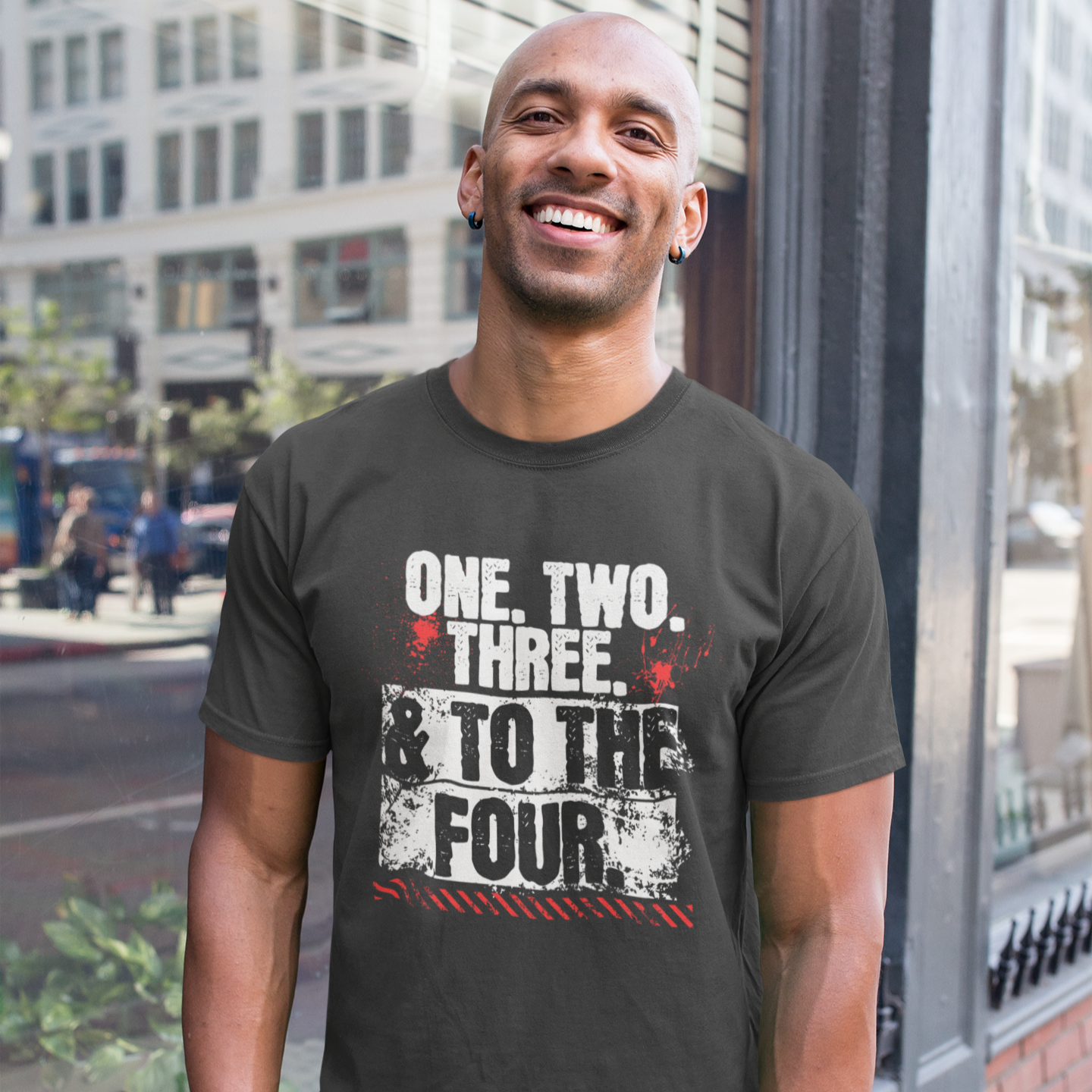 One, Two, Three, & To The Four Classic 90s Hip Hop T-shirt | Funny Snoop Hip Hop Rap Culture Dre Tees | 2 Colors - seen on celebs