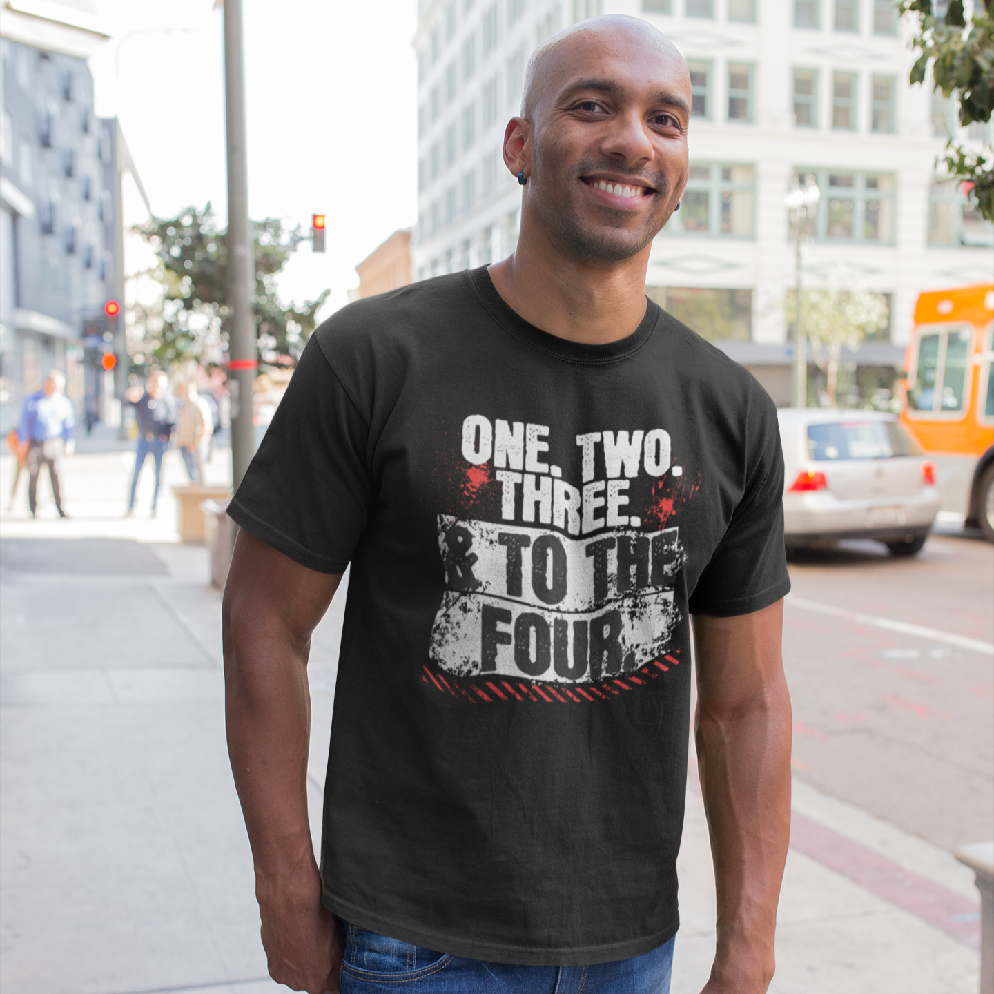 One, Two, Three, & To The Four Classic 90s Hip Hop T-shirt | Funny Snoop Hip Hop Rap Culture Dre Tees | 2 Colors - seen on celebs
