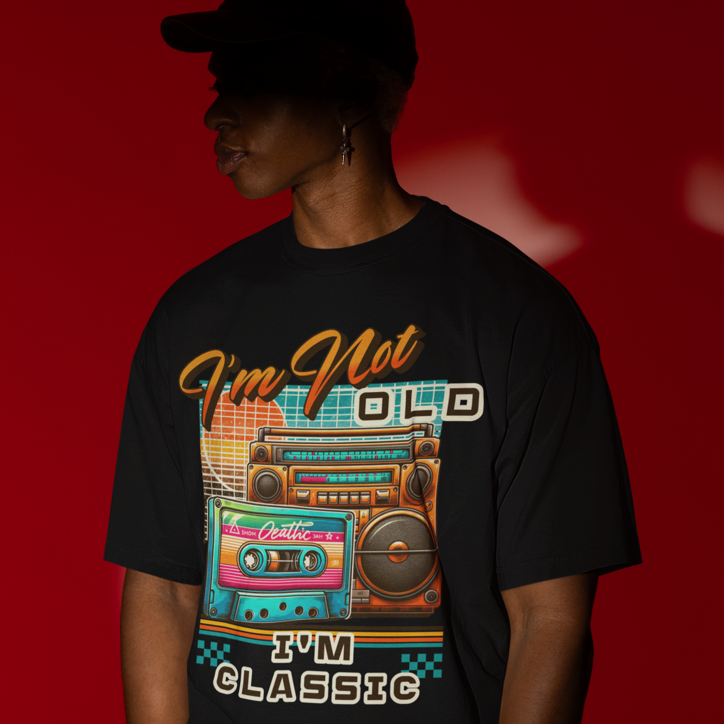 I'm Not Old, I'm Classic 90s Hip Hop T-shirt | Cassette Walkman Hip Hop Rap Culture Tees | 3 Colors - seen on celebs