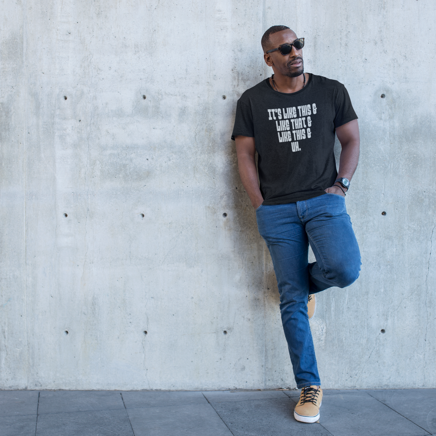 It's Like This & Like That & Like This Uh Classic Hip Hop T-shirt | Funny Rap Culture Tees | 2 Colors - seen on celebs