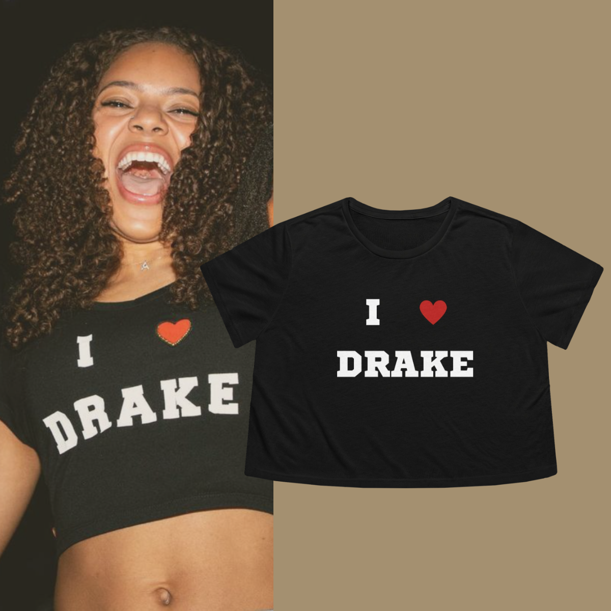 I HEART (LOVE) AUBREY CROPTOP | Seen on Aubrey Graham's IG | SEEN ON CELEBS