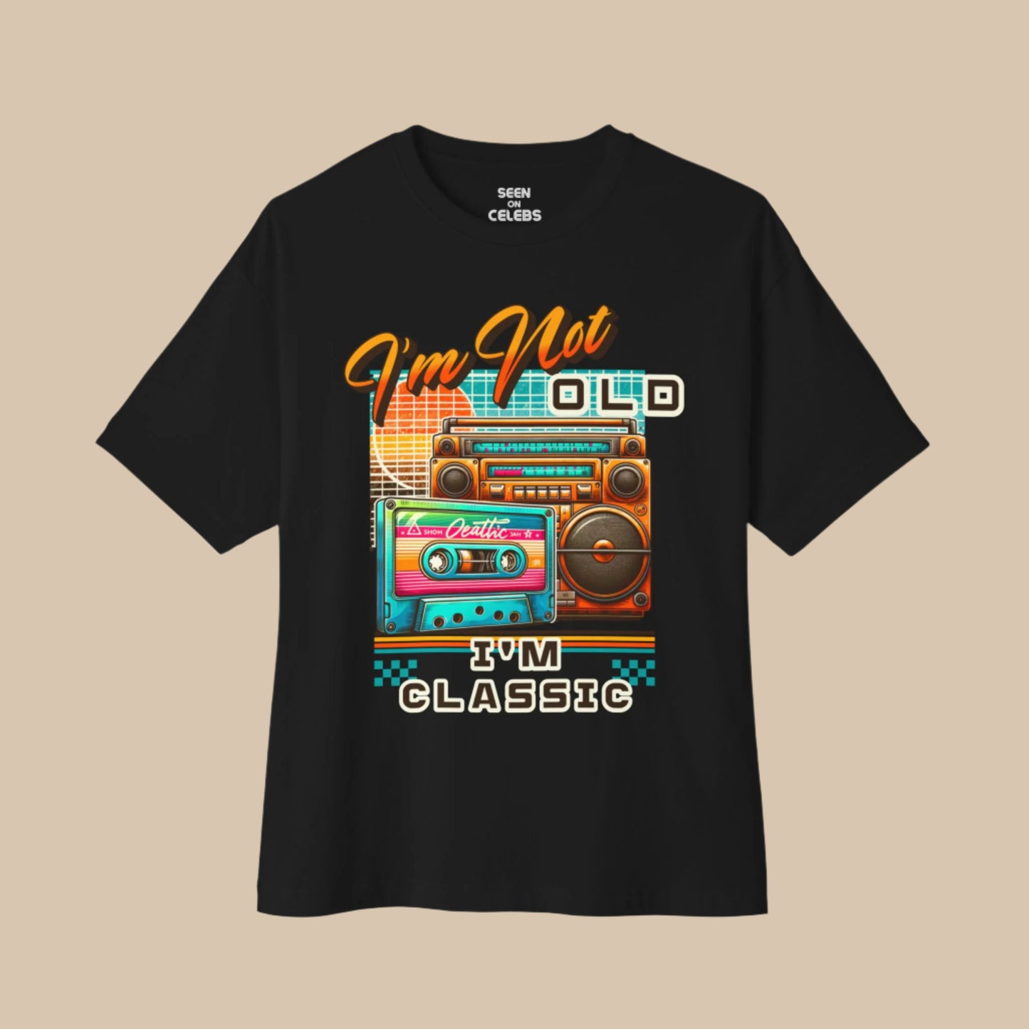I'm Not Old, I'm Classic 90s Hip Hop T-shirt | Cassette Walkman Hip Hop Rap Culture Tees | 3 Colors - seen on celebs