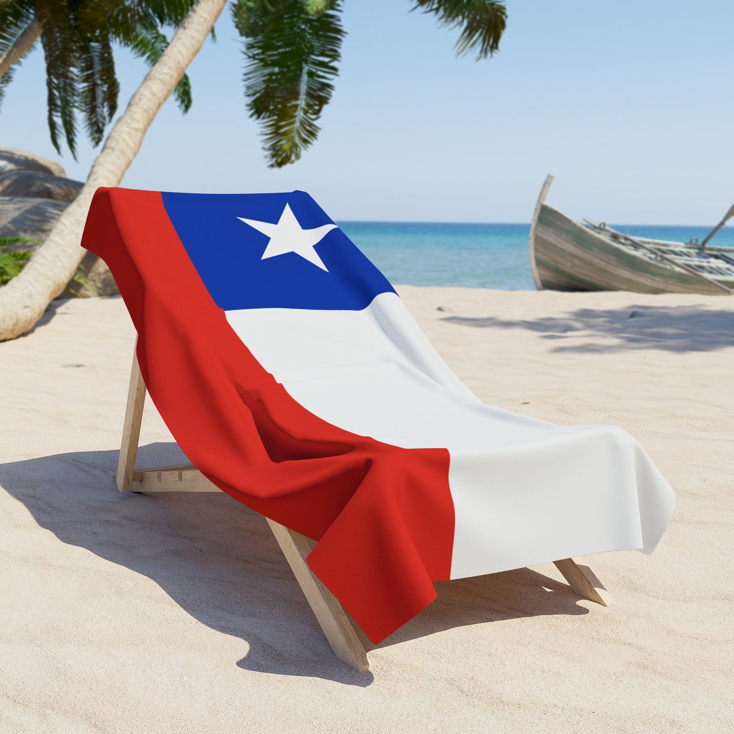 CHILE Flag Beach Towel | Quality & Long Lasting - Larger or Smaller | Chilean Pride - seen on celebs