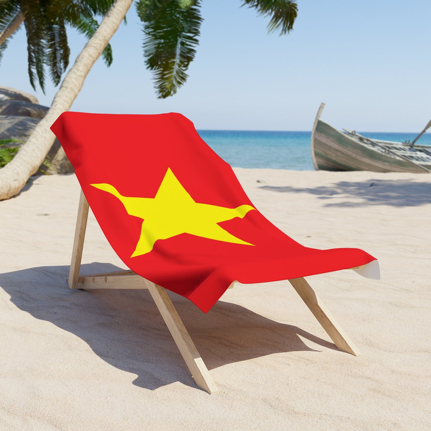 VIETNAM Flag Beach Towel | Quality & Long Lasting - 2 Sizes - seen on celebs