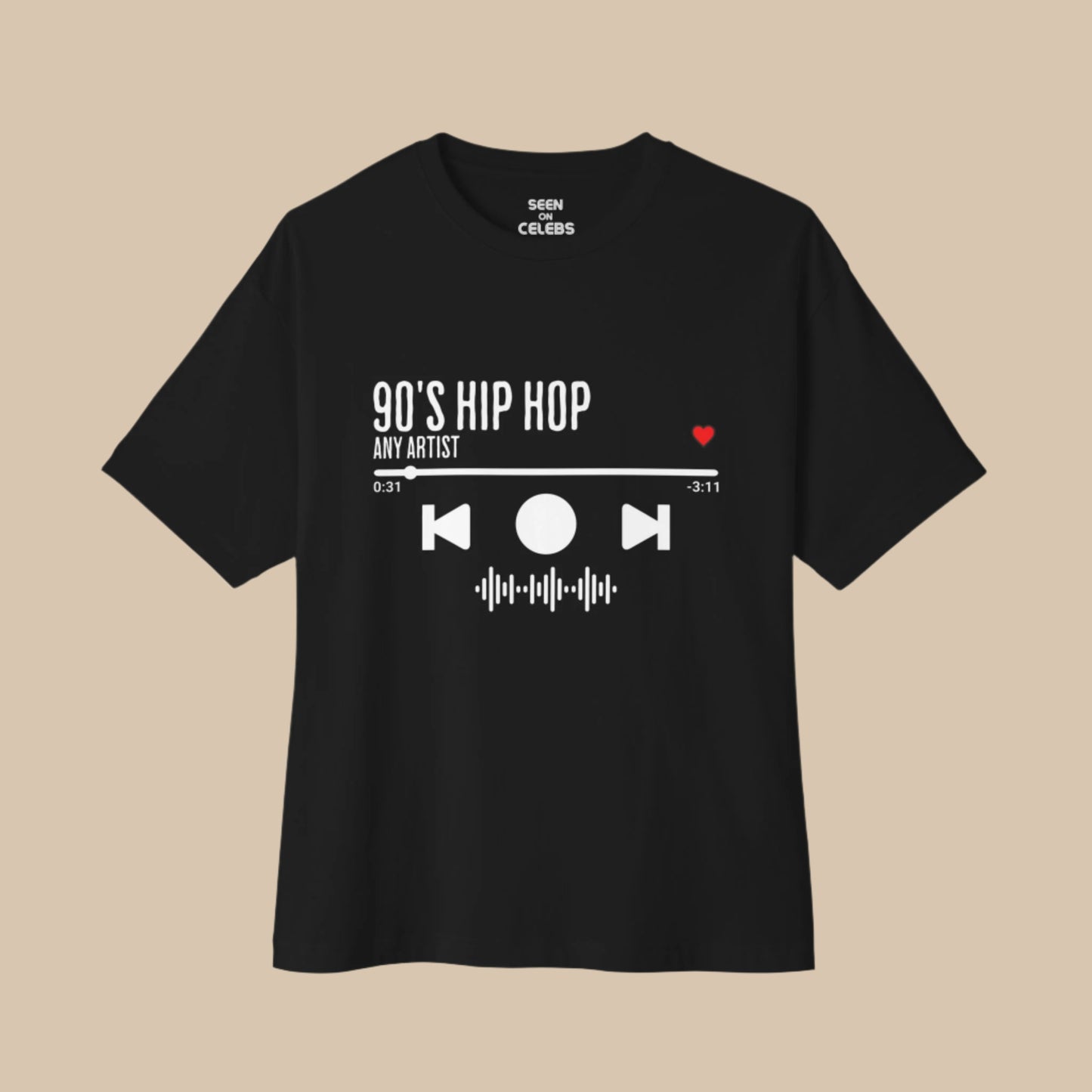 90s Hip Hop Head Playlist T-shirt | Hip Hop Rap Culture Tees | 3 Colors - seen on celebs