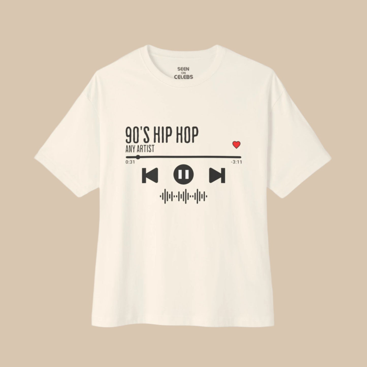 90s Hip Hop Head Playlist T-shirt | Hip Hop Rap Culture Tees | 3 Colors - seen on celebs