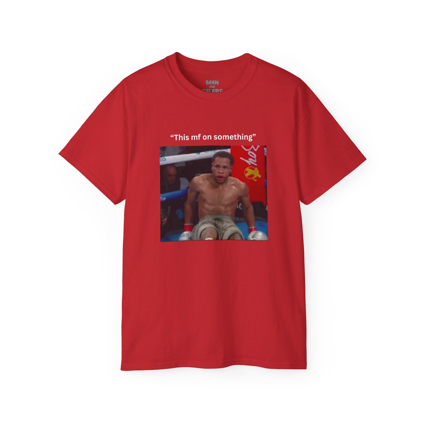 Devin Haney "This mf on something" T-shirt | 4 Colors - seen on celebs