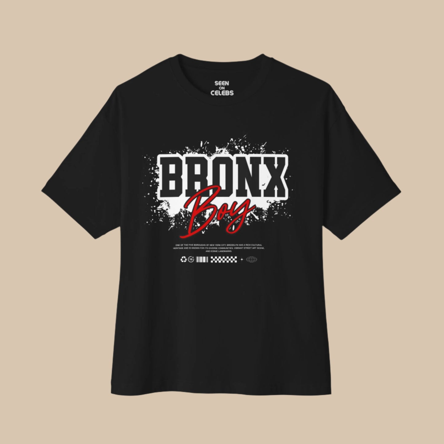Bronx Boy New York City T-shirt | NYC Boroughs Hip Hop Rap Culture Tees | 3 Colors - seen on celebs