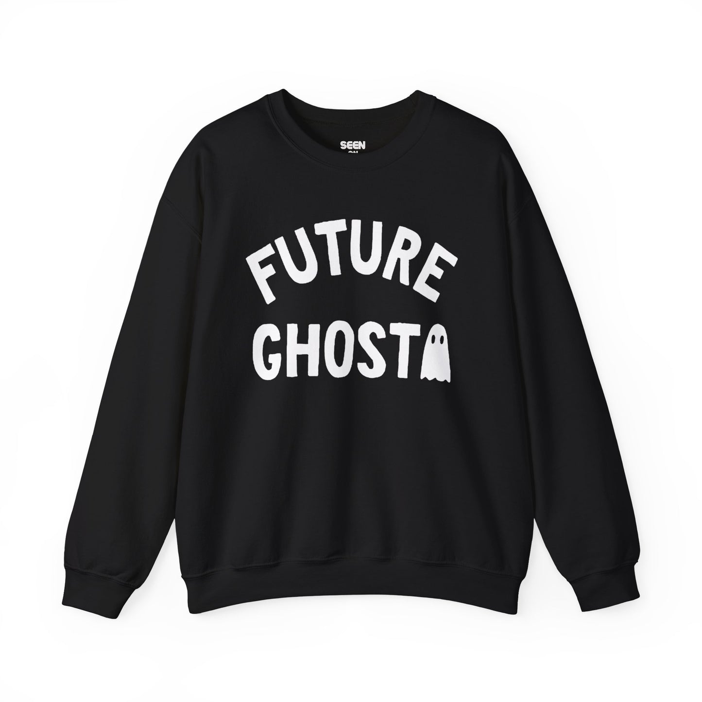 Future Ghost Crewneck Sweater | Halloween Related, Boo Scary Spooky Horror Costume Vibes | 3 Colors - seen on celebs