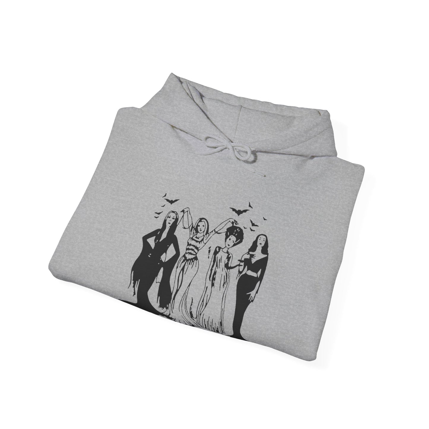 You Can't Sit With Us Witch Lady Friends Sanderson Sisters Hoodie | Halloween Related, Boo Scary Vibes | 4 Colors - Unisex - seen on celebs