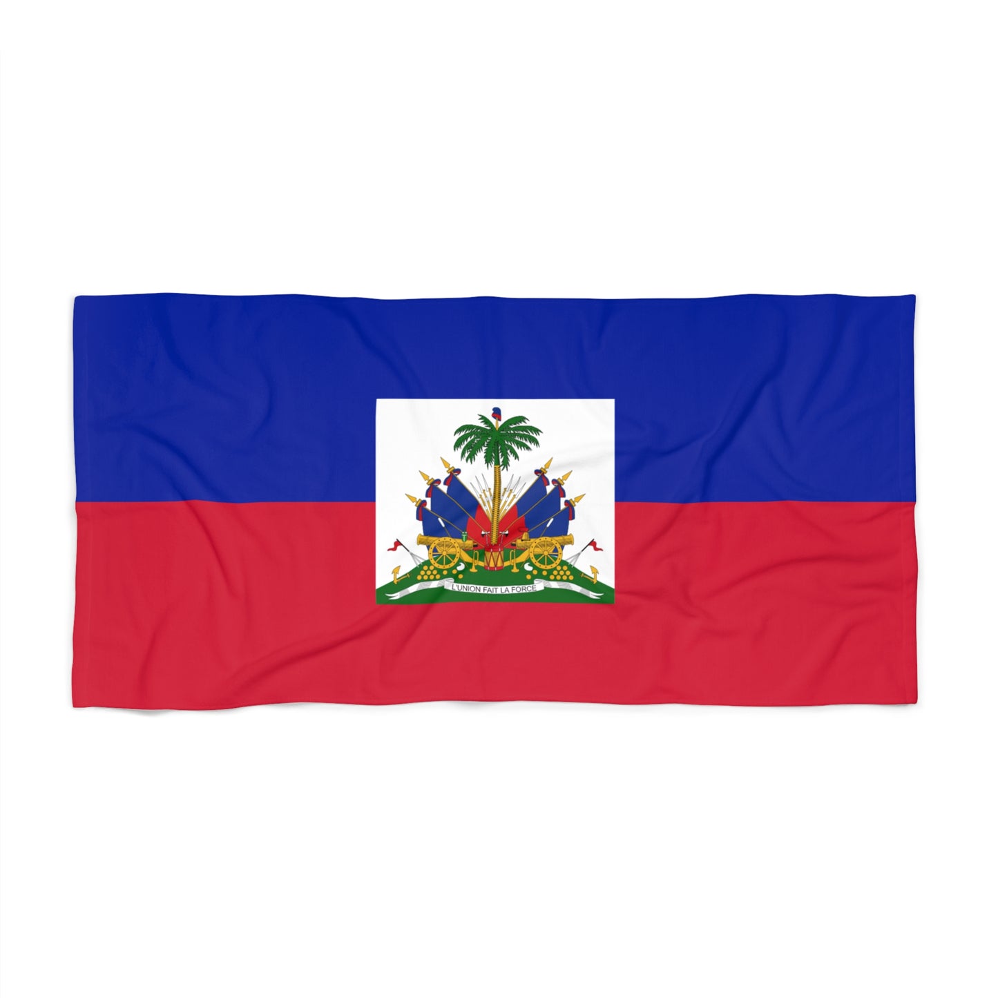 Haiti Flag Beach Towel | Quality & Long Lasting - 2 Sizes | Haitian Pride - seen on celebs