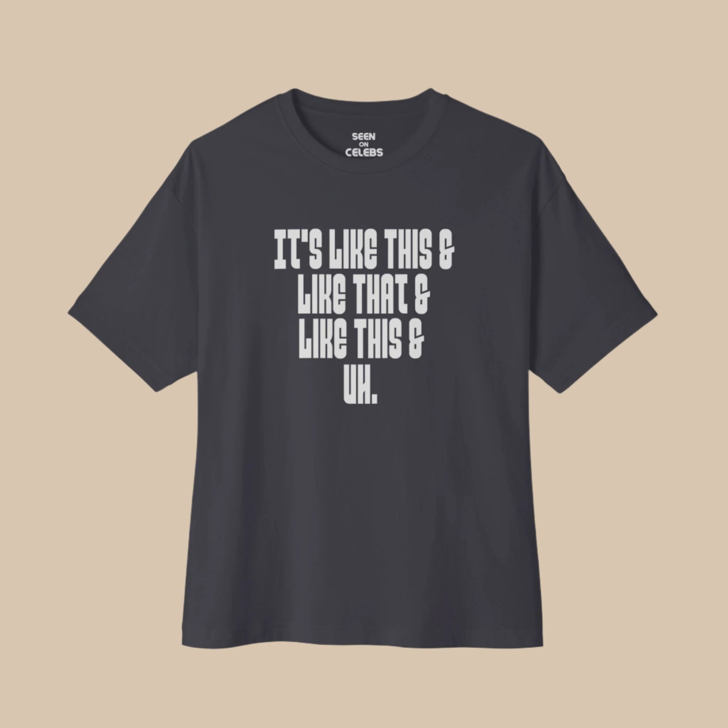 It's Like This & Like That & Like This Uh Classic Hip Hop T-shirt | Funny Rap Culture Tees | 2 Colors - seen on celebs