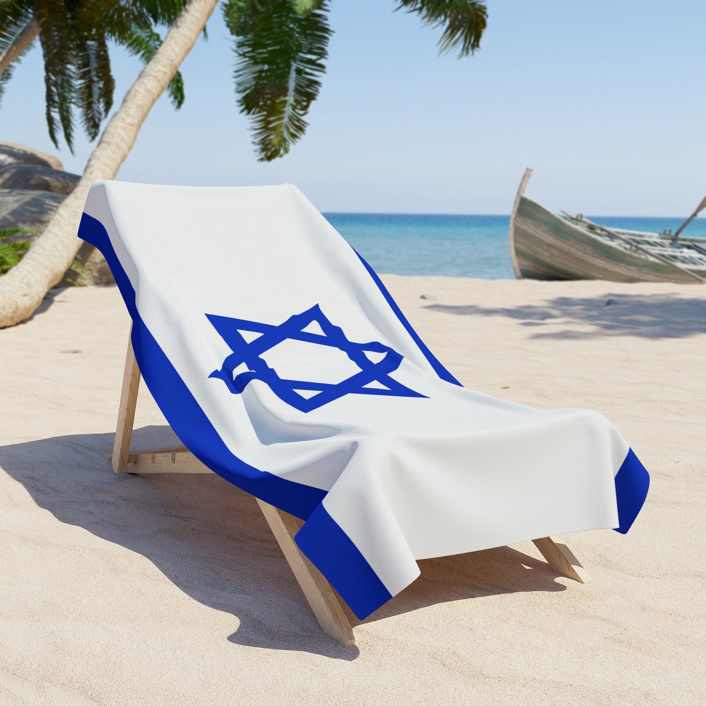 Israel Flag Beach Towel | Quality & Long Lasting - 2 Sizes - seen on celebs