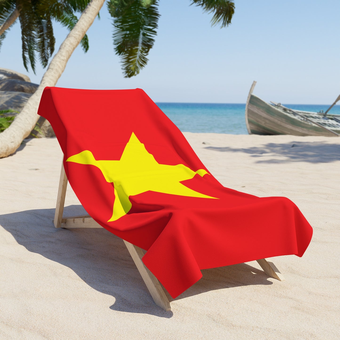 VIETNAM Flag Beach Towel | Quality & Long Lasting - 2 Sizes - seen on celebs