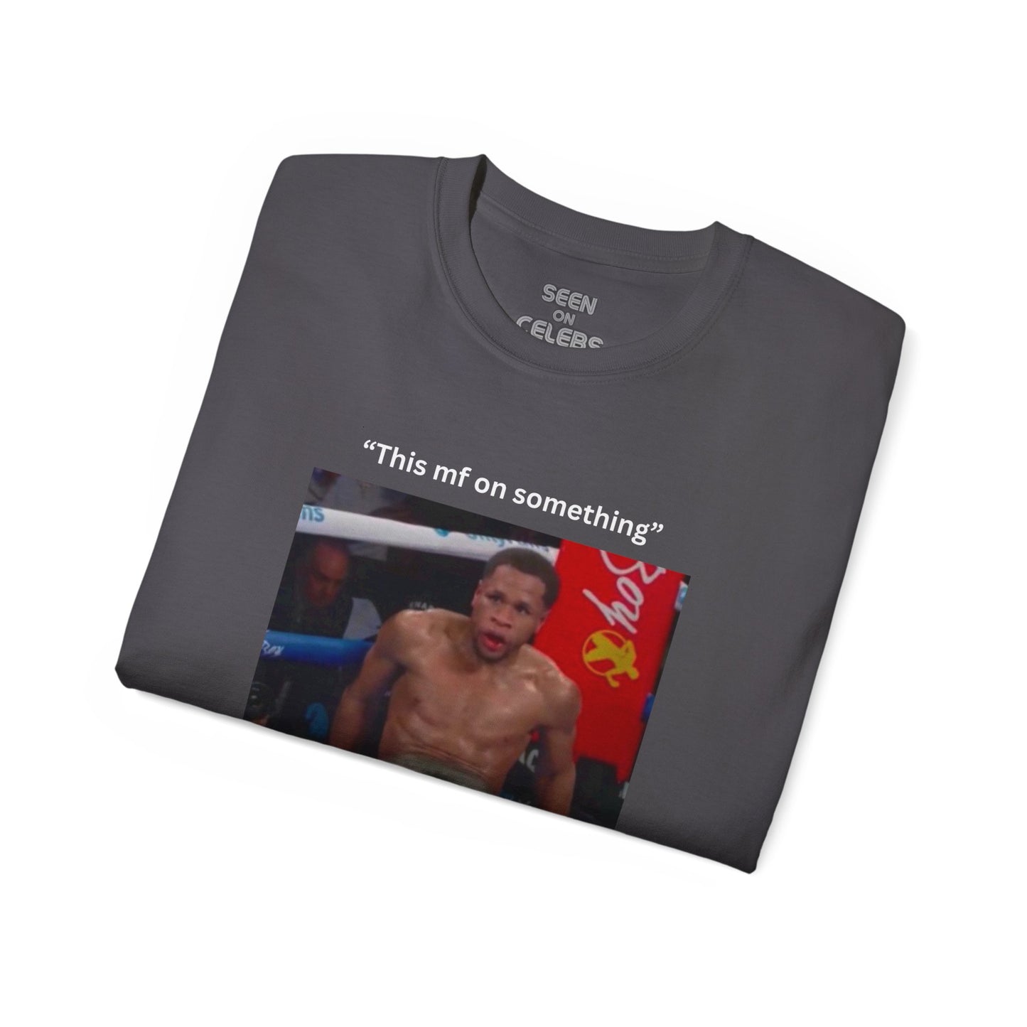 Devin Haney "This mf on something" T-shirt | 4 Colors - seen on celebs