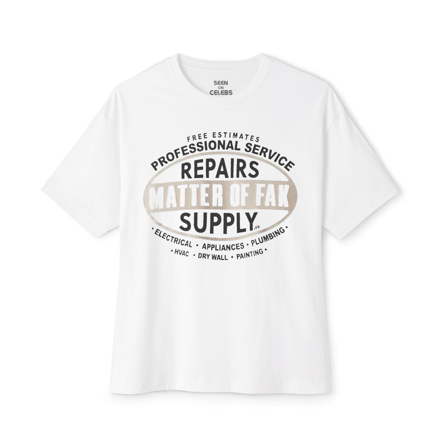 The Bear TV Show | Matter Of Fak Supply Professional Service Estimates Work T-shirt | TV/Movie 2024 Viral Tee | 2 Colors - Unisex - seen on celebs