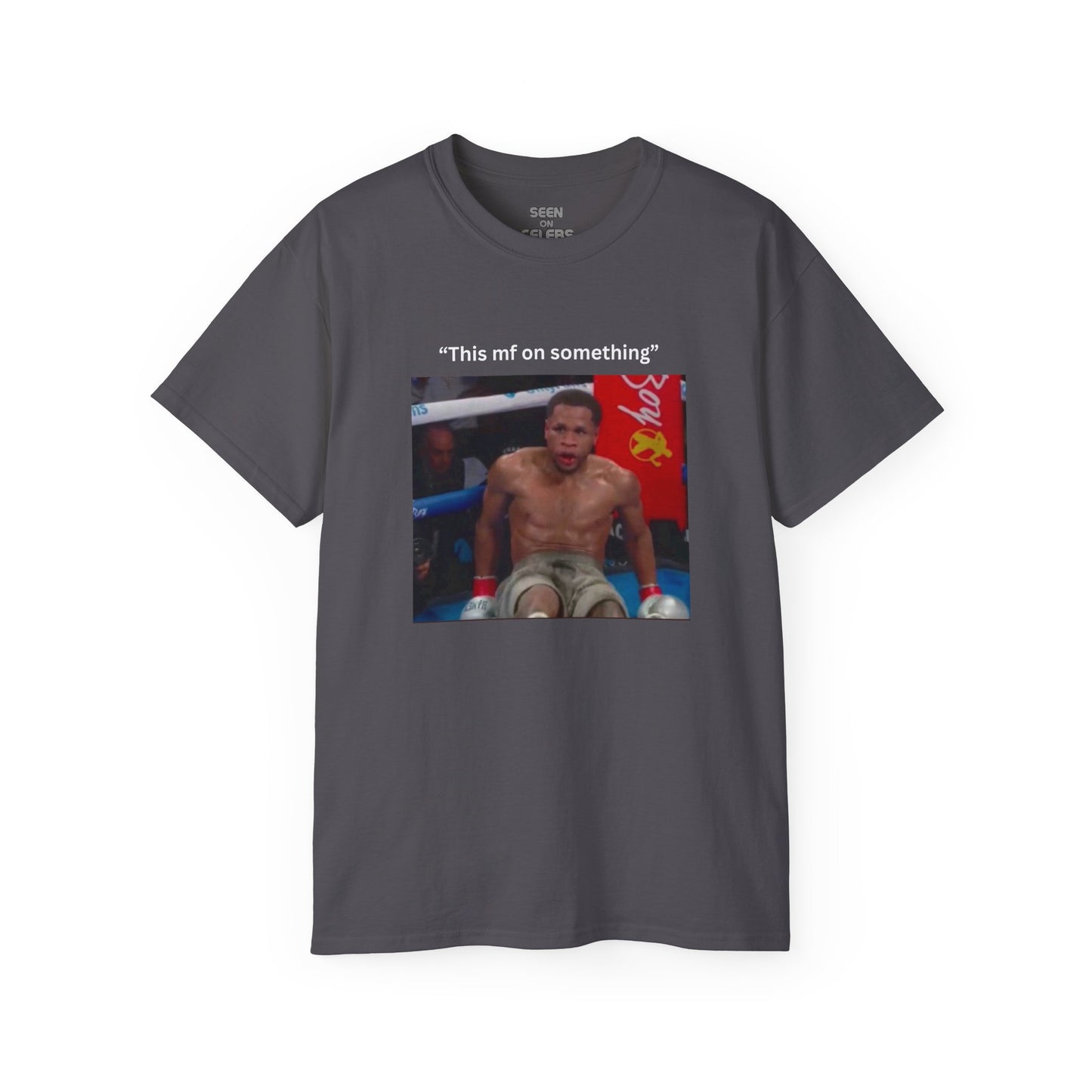 Devin Haney "This mf on something" T-shirt | 4 Colors - seen on celebs