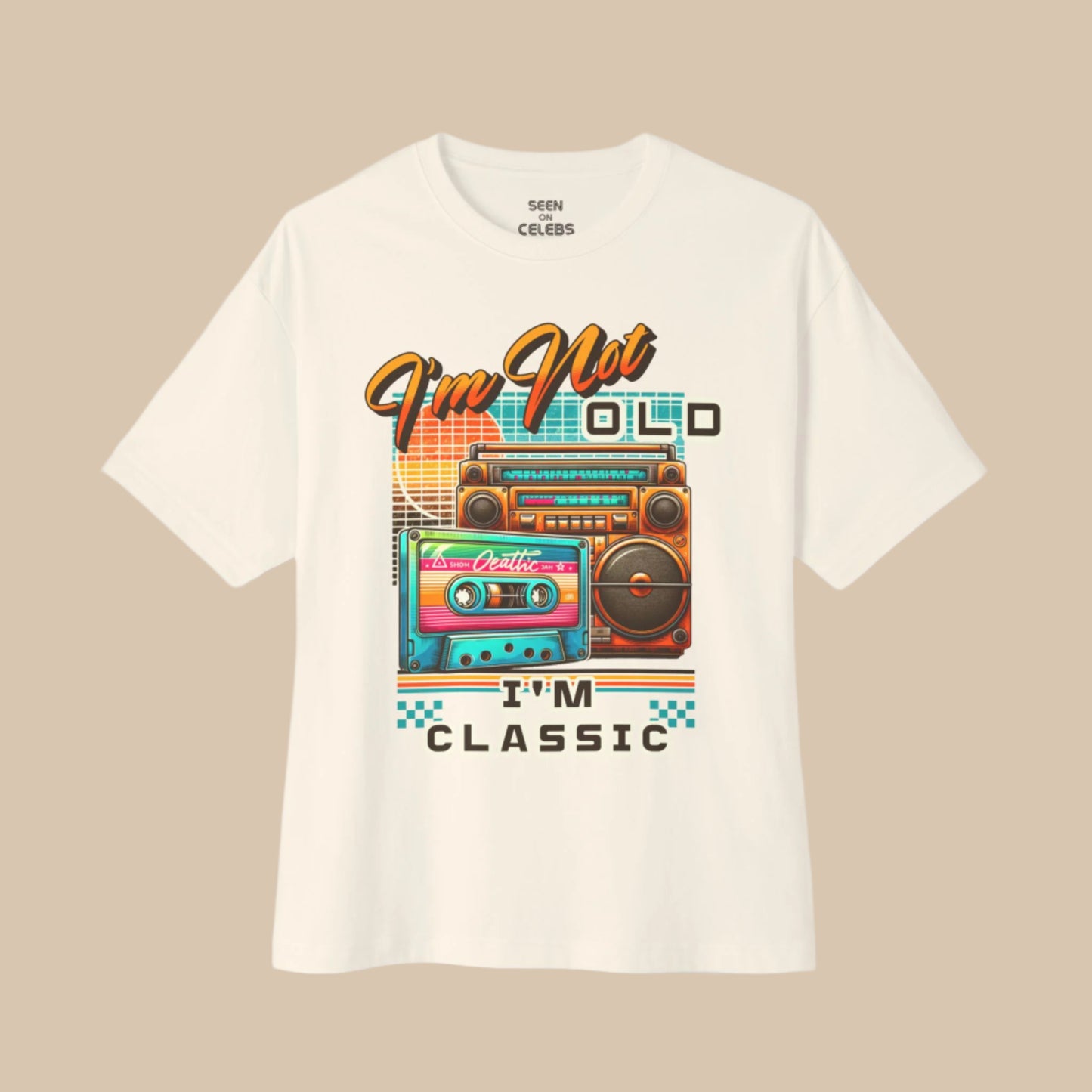 I'm Not Old, I'm Classic 90s Hip Hop T-shirt | Cassette Walkman Hip Hop Rap Culture Tees | 3 Colors - seen on celebs