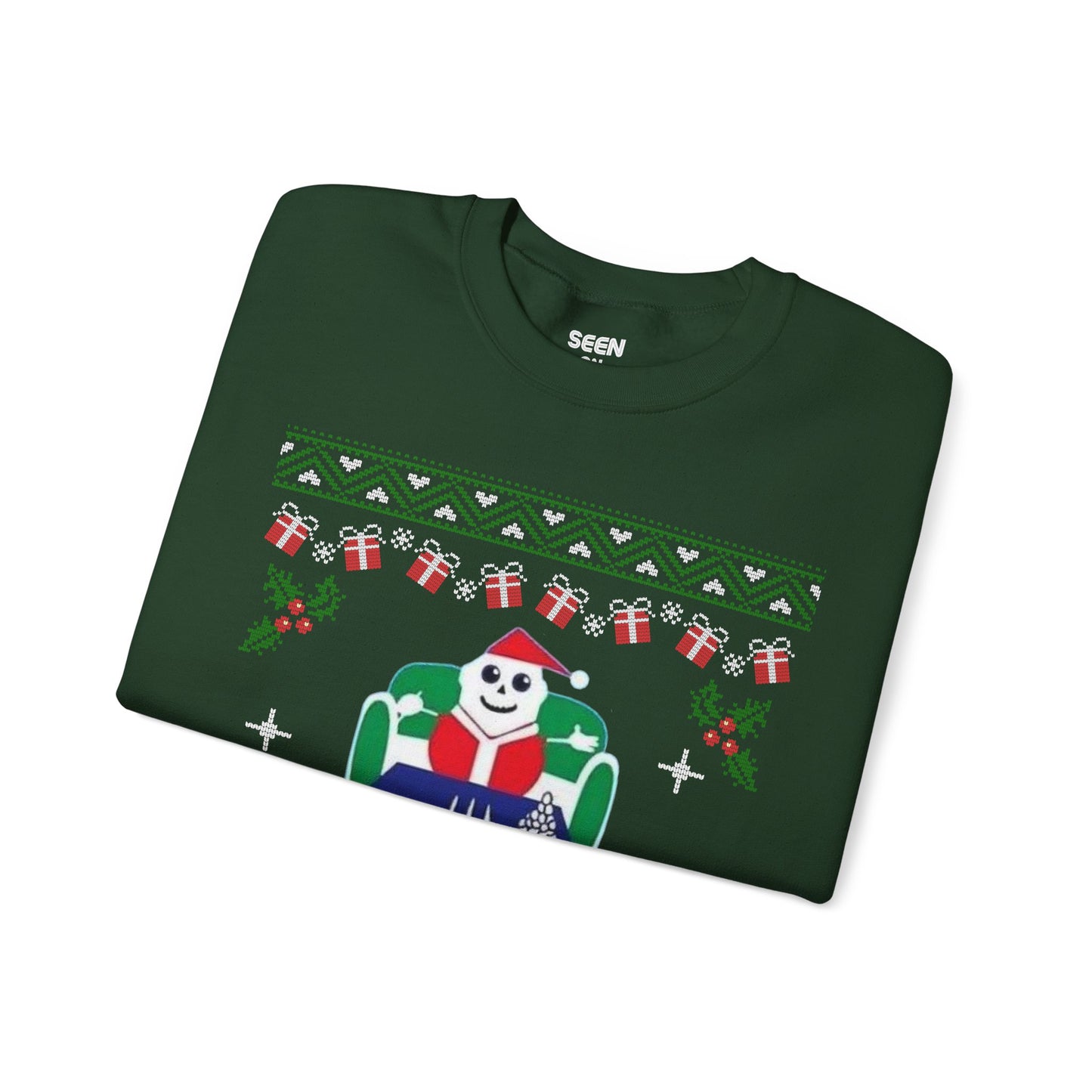 Banned Let It Snow Santa Mart Ugly Christmas Sweatshirt | Funny Viral Sweaters | 4 Colors - seen on celebs