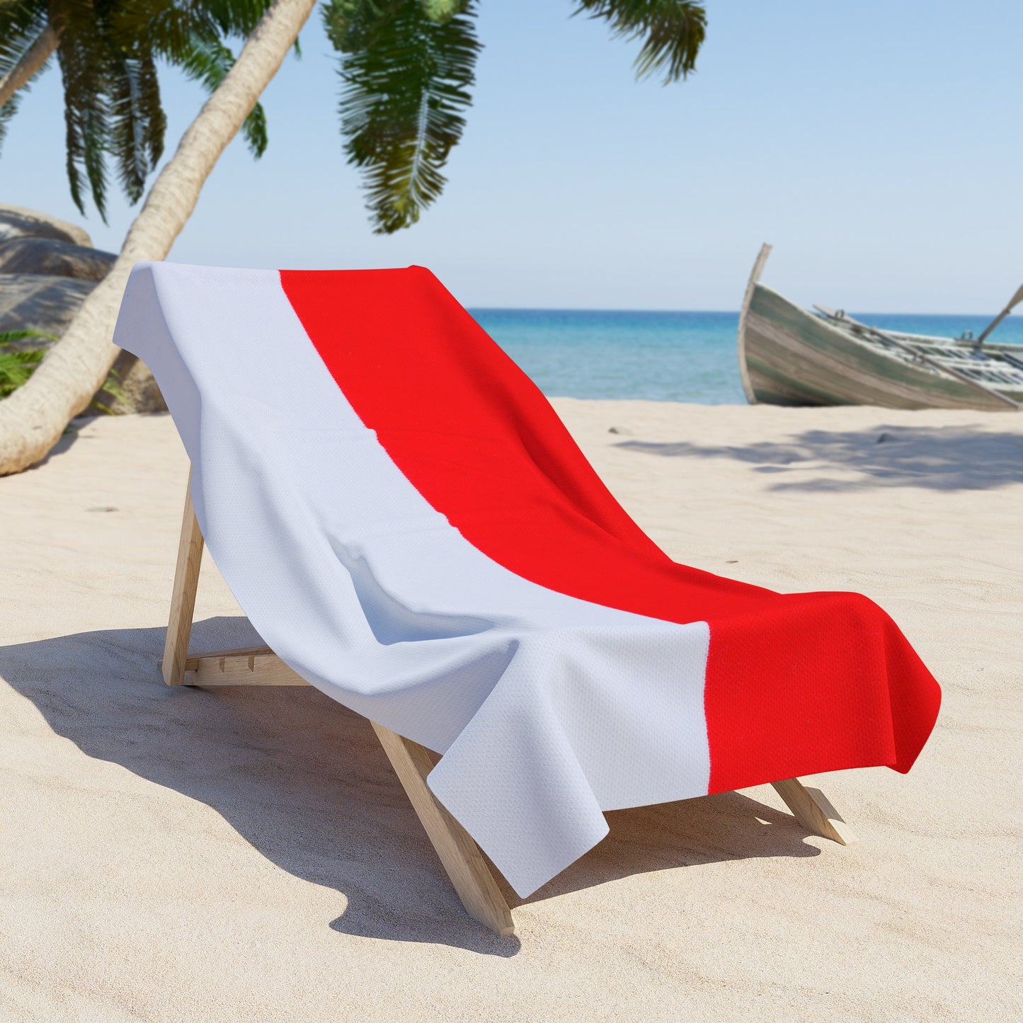 INDONESIA Flag Beach Towel | Quality & Long Lasting - 2 Sizes - seen on celebs