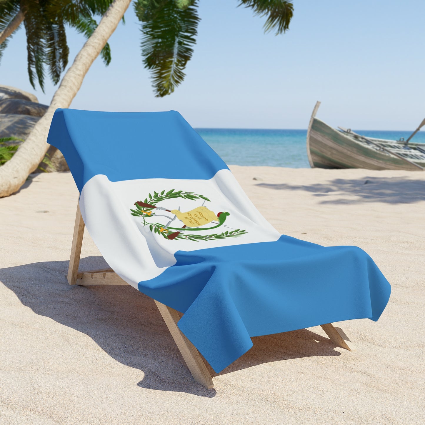 Guatemala Flag Beach Towel | Quality & Long Lasting - 2 Sizes | Guatemalan Pride - seen on celebs