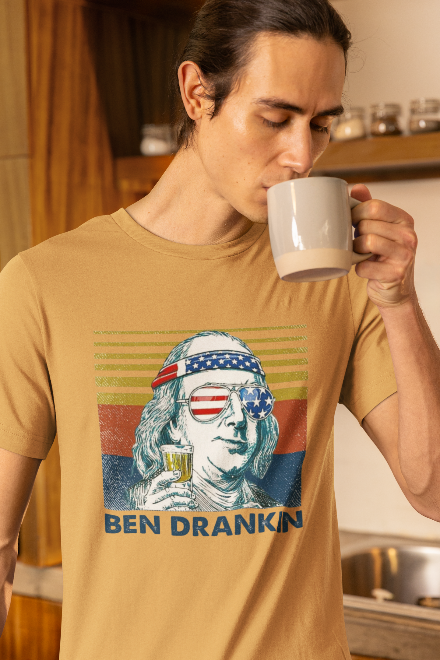 Ben Drankin Ben Franklin 4th Of July T-Shirt l July 4th Independence Day Funny Viral Tee | 3 Colors - Unisex - seen on celebs