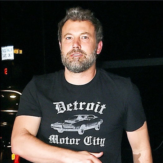 As Seen On Ben Affleck - Detroit Motor City Car T-shirt | 3 Colors - Unisex - seen on celebs
