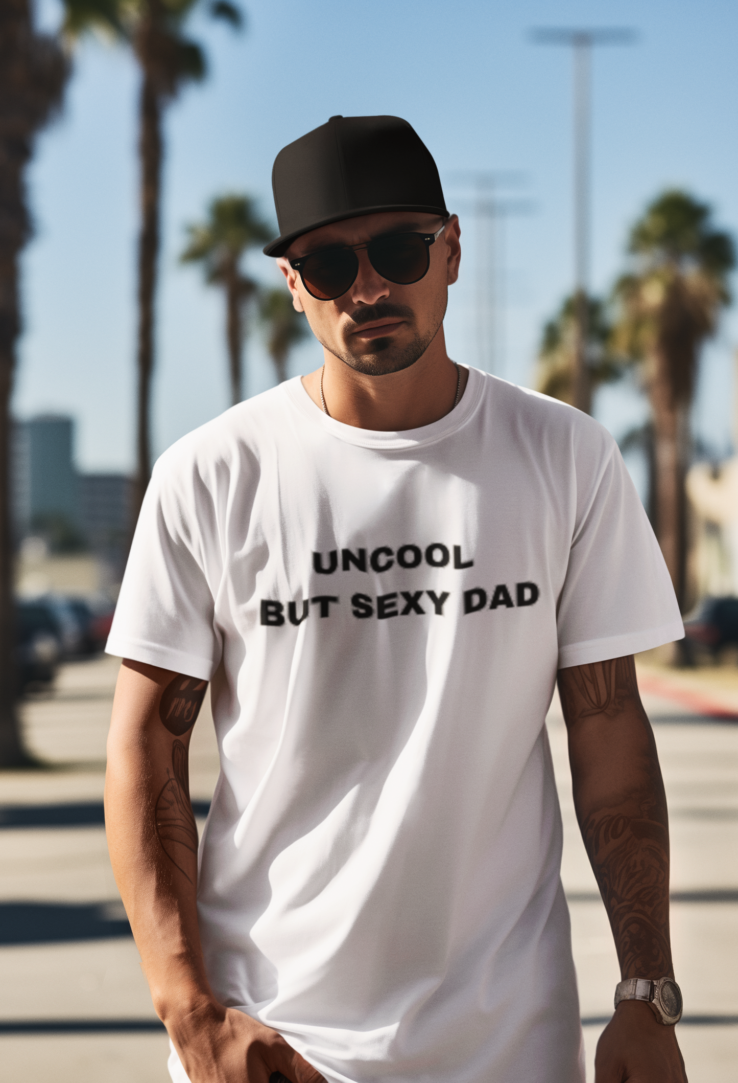 Uncool But Sexy Dad T Shirt l Funny Viral FATHER'S DAY GIFTS | 3 Colors - seen on celebs