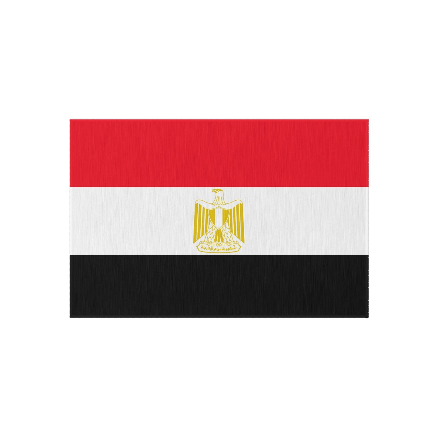 Flag Of Egypt Outdoor Non-Slip Door Mat | Cairo | Al Jizah | Alexandria | Giza | 24"x36"