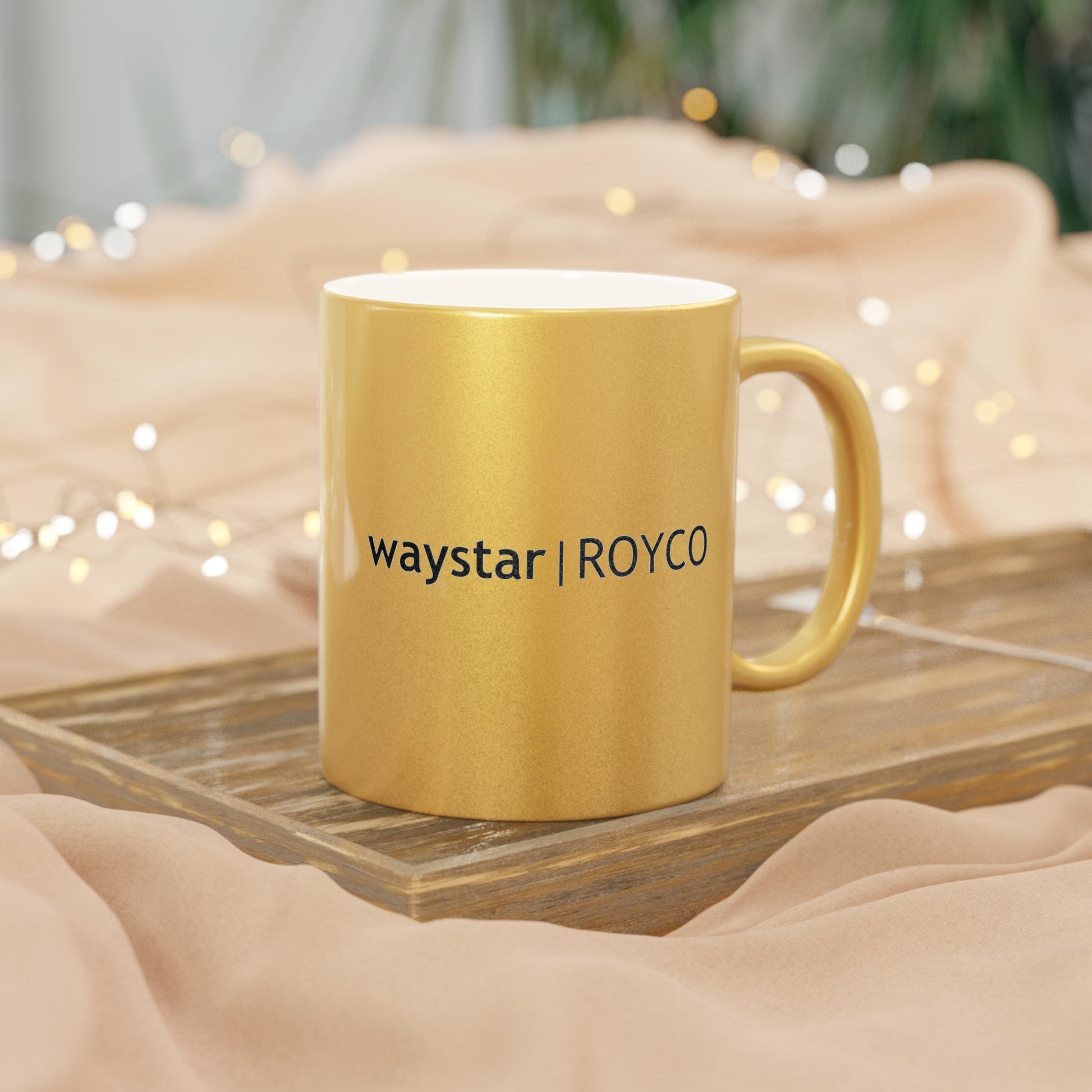 Succession TV SHOW | Waystar Royco Metallic Coffee Mug | 2 Colors - seen on celebs