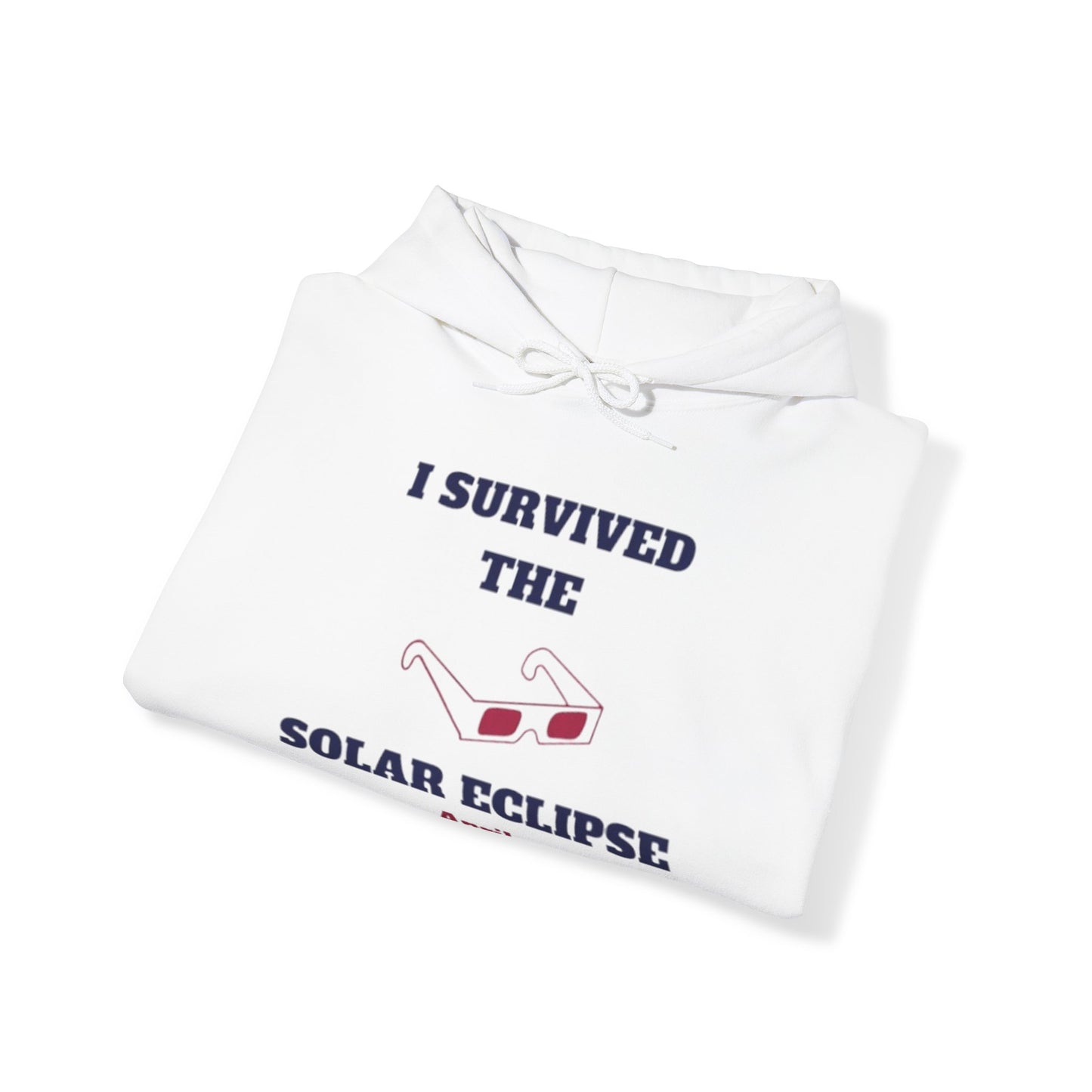 I SURVIVED THE SOLAR ECLIPSE 2024 HOODIE | 4 Colors | Heavy Cotton Quality - seen on celebs